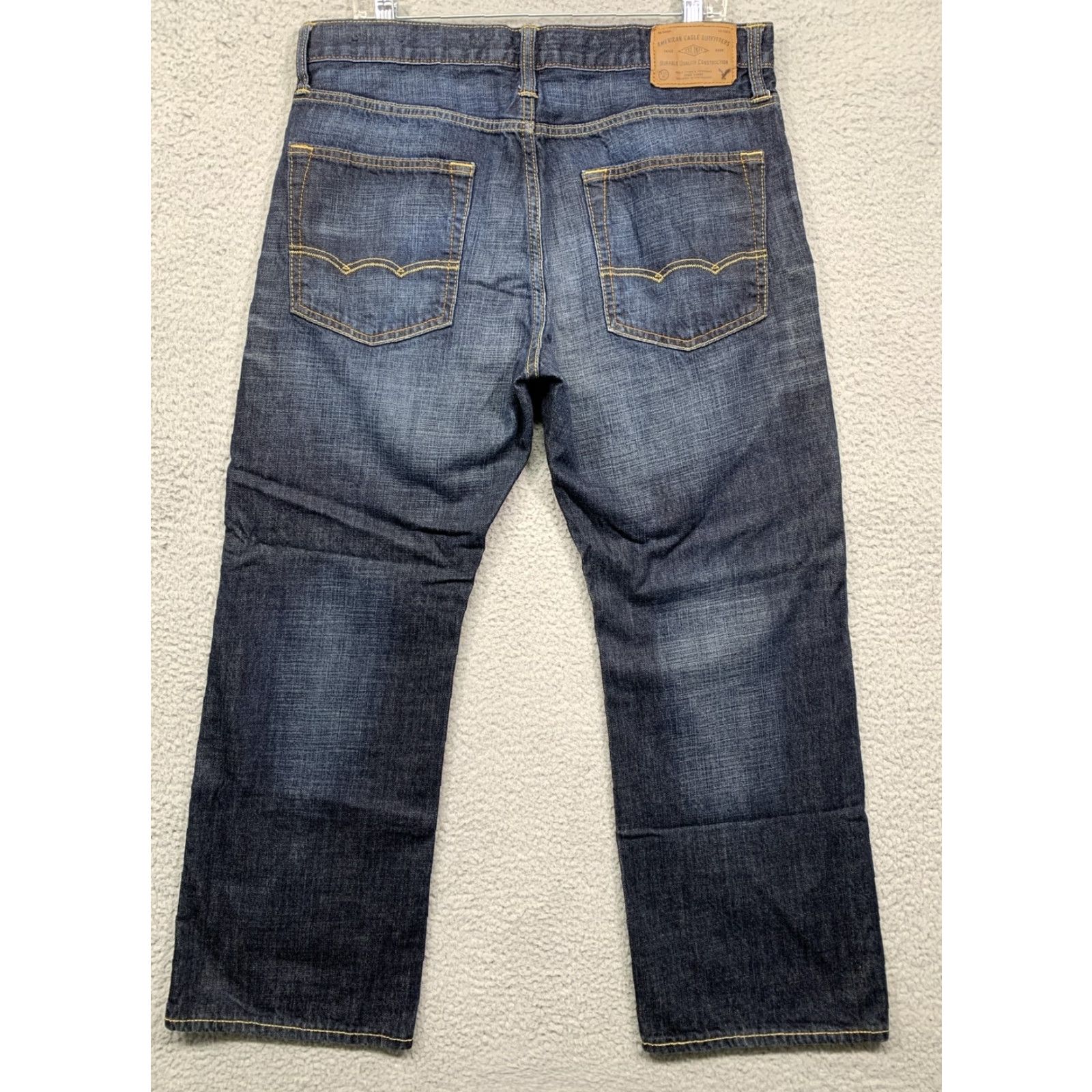 American Eagle Outfitters VINTAGE American Eagle Bootcut Jeans Men's 35x28 Blue 5-Pocket Relaxed Denim Shoes? Size US 35 - 4 Thumbnail