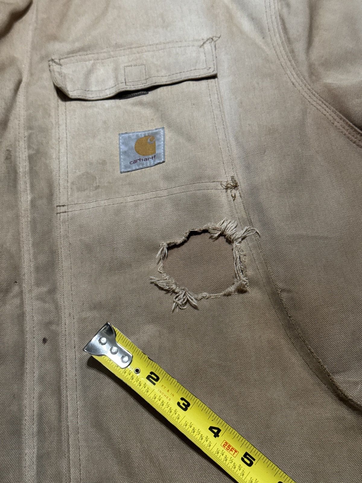 Carhartt Vintage 90s Carhartt Distressed Arctic Grunge Jacket Size US XL / EU 56 / 4 - 9 Thumbnail