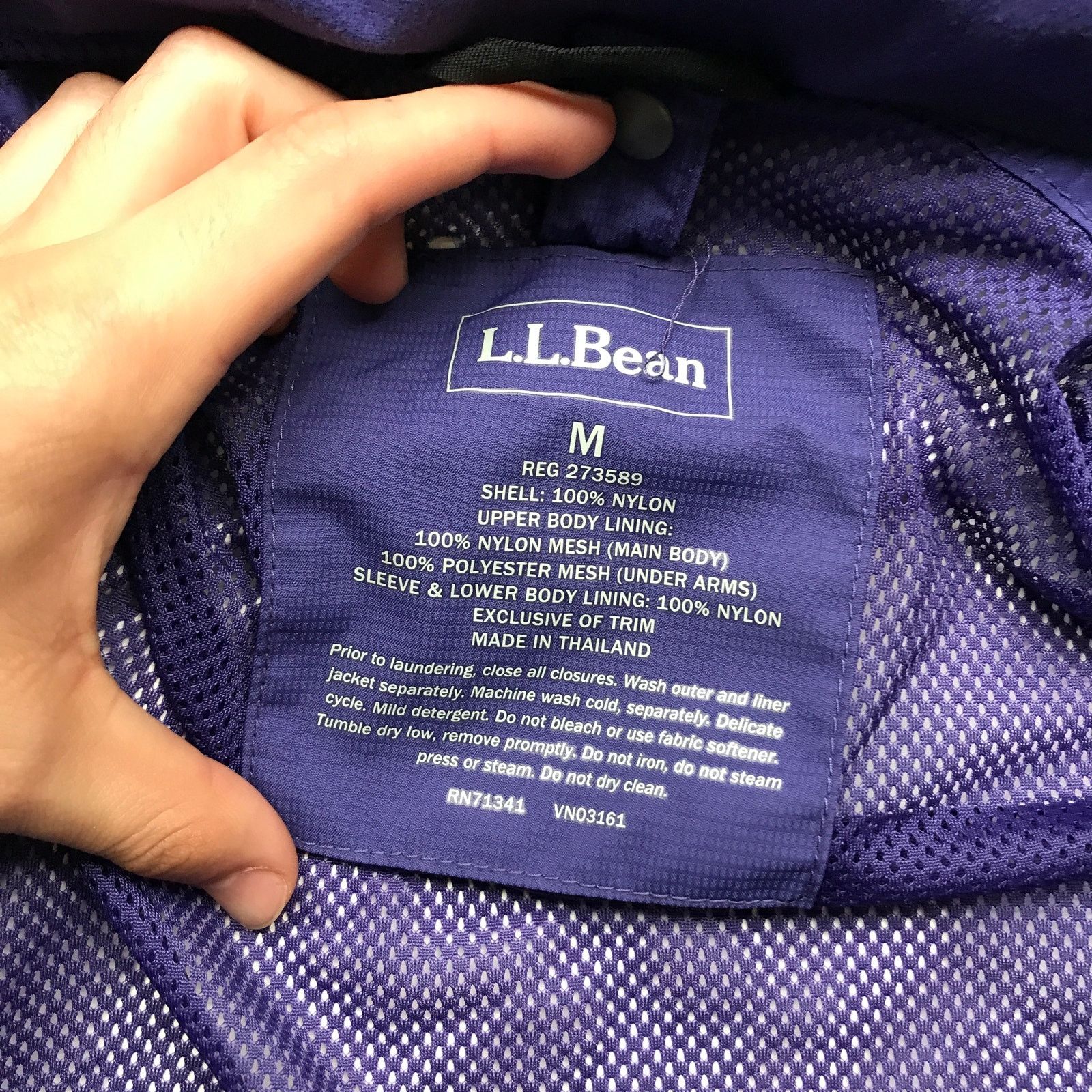 L.L. Bean LL Bean Primaloft 3-in-1 Puffer Jacket Women Medium Purple Size M / US 6-8 / IT 42-44 - 3 Thumbnail