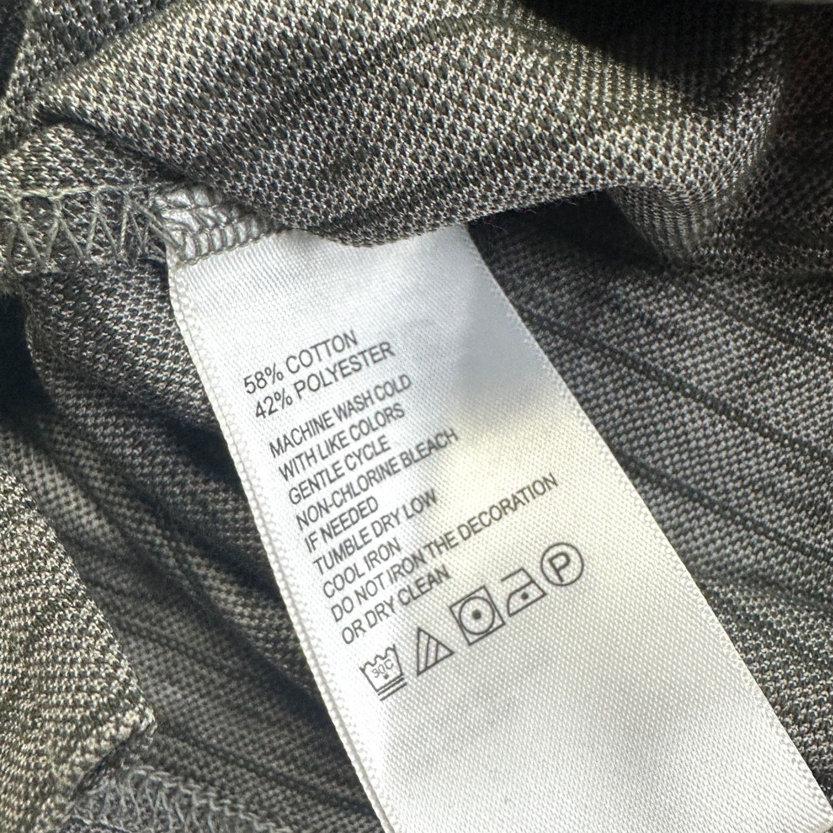 Tommy Bahama NEW Tommy Bahama Polo Shirt Mens Small Gray Striped Marlin Adult Size US S / EU 44-46 / 1 - 7 Thumbnail