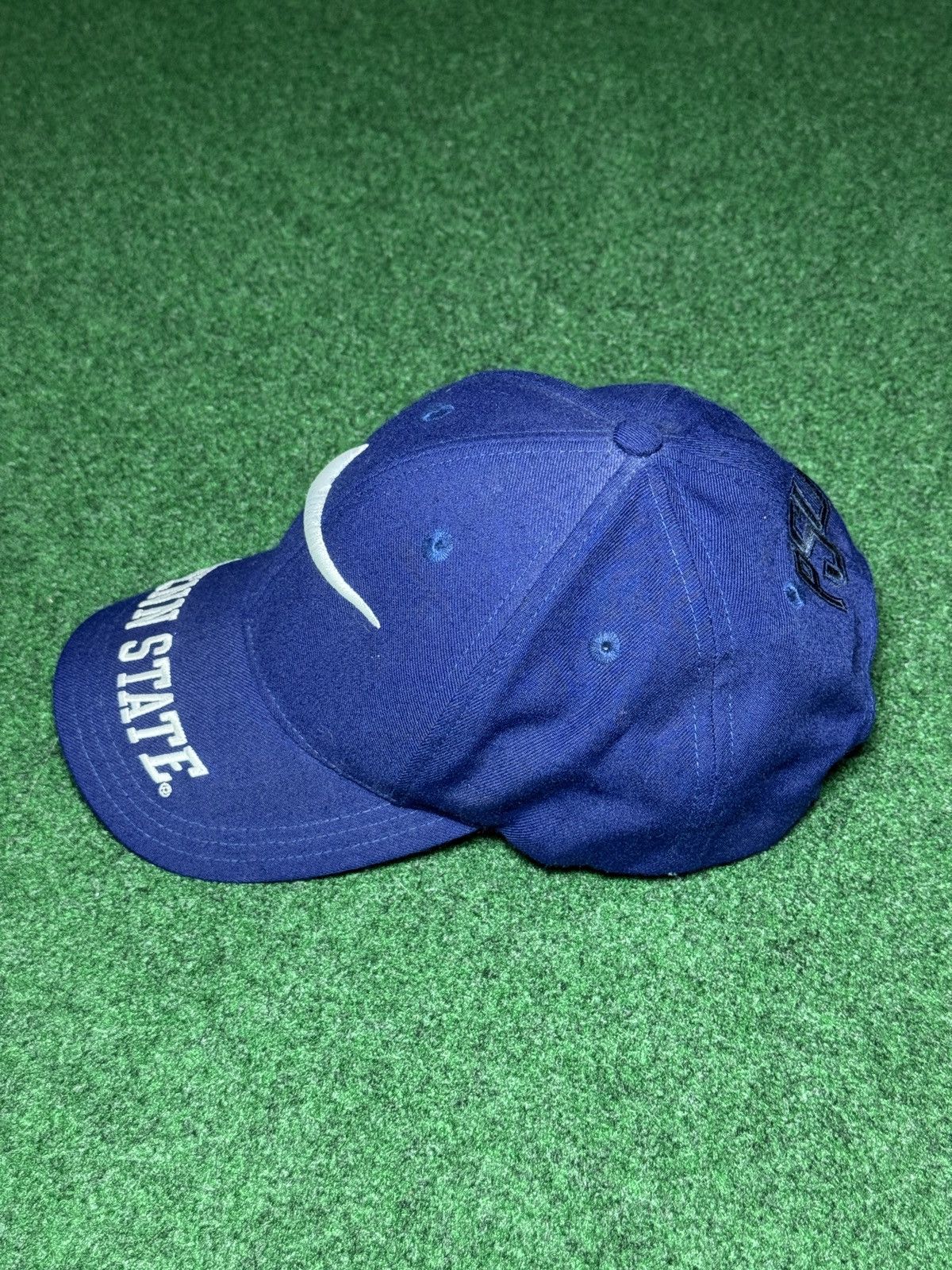 Nike Vintage 90s Penn State Nike Retro Snapback Blue Cap Hat Size ONE SIZE - 5 Thumbnail