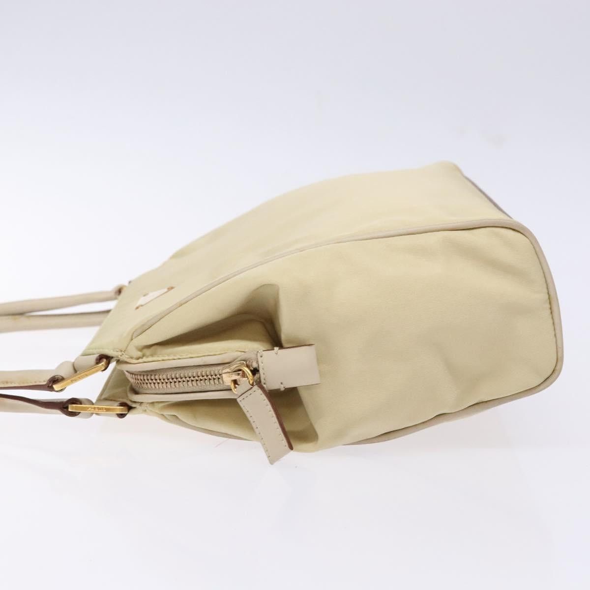 Prada PRADA Hand Bag Nylon Beige Gold Size ONE SIZE - 5 Thumbnail