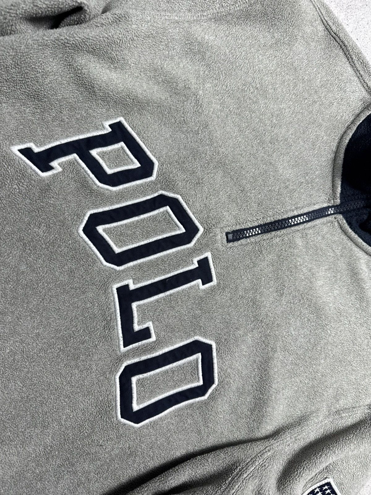 Polo Ralph Lauren Polo Ralph Lauren USA Fleece Sweatshirt 1/4 Zip Big Logo Size US L / EU 52-54 / 3 - 5 Thumbnail