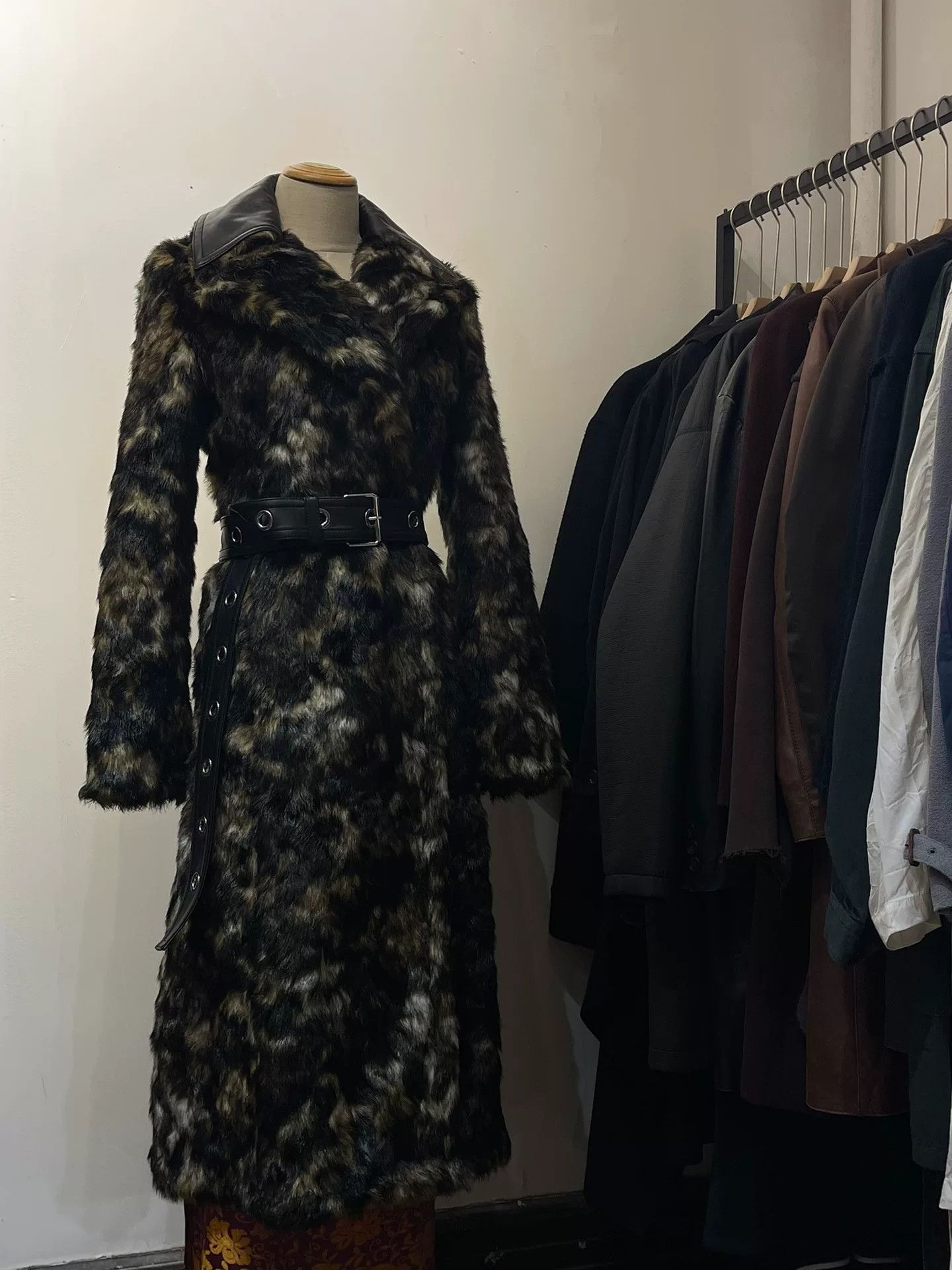Helmut Lang Fur Coat Outerwear