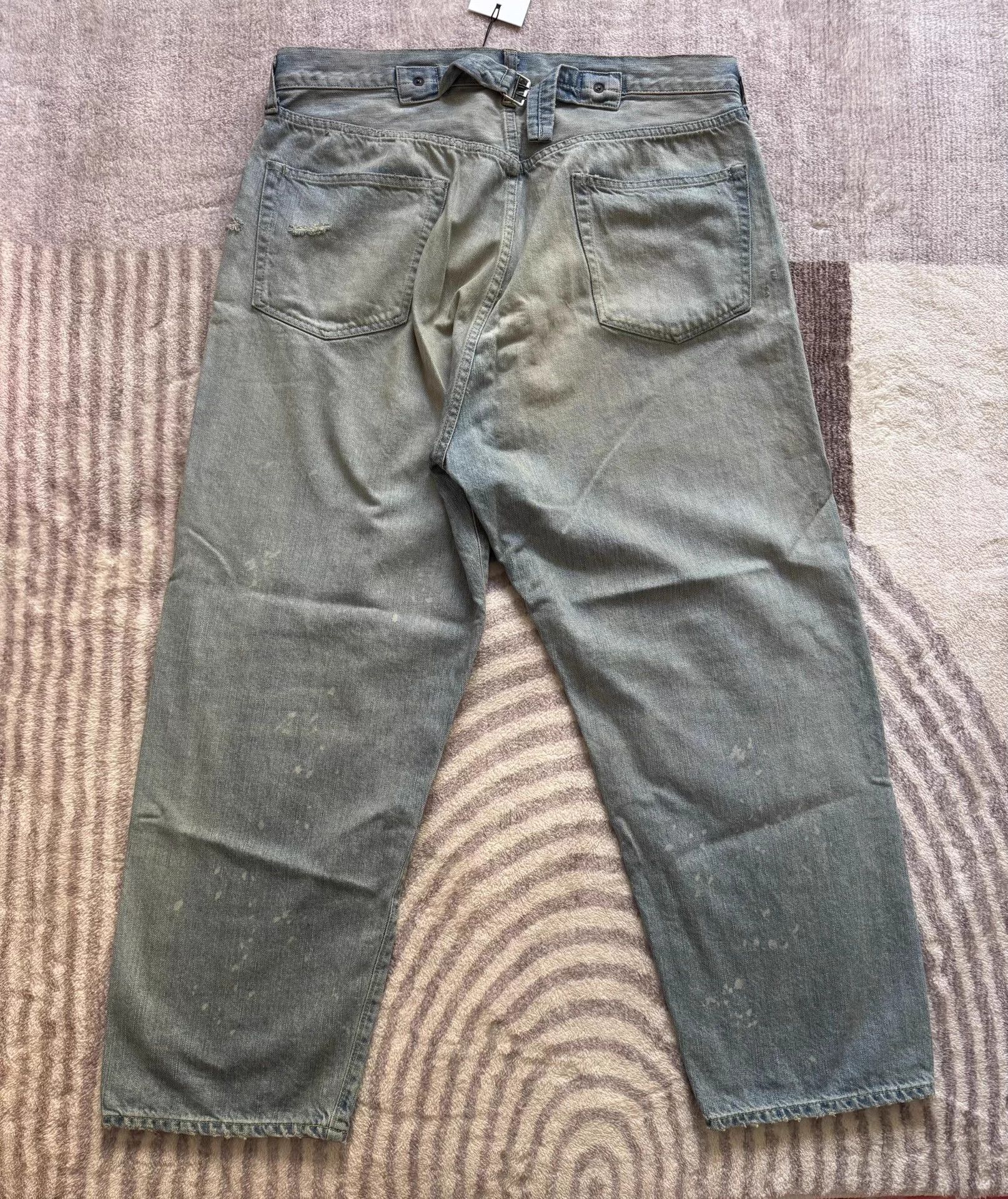 A.PRESSE A.PRESSE NO.37 Washed Wide Denim Pants 25AW W36 Size US 36 / EU 52 - 3 Thumbnail
