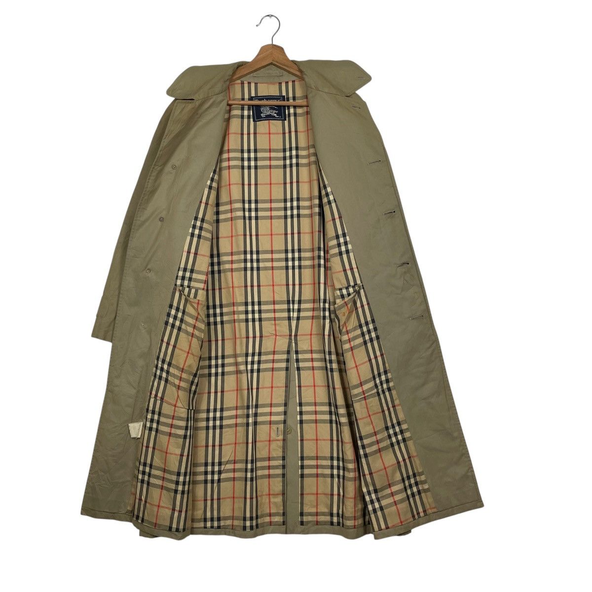 Burberry Vintage Burberrys Nova Check Trench Coat Size US M / EU 48-50 / 2 - 12 Thumbnail