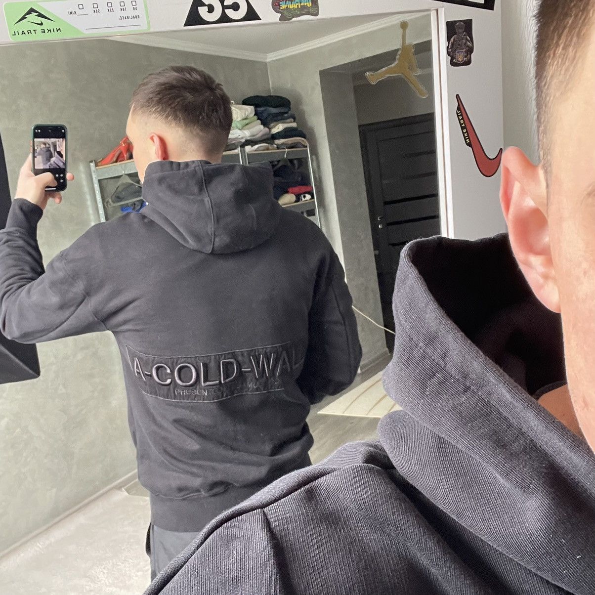 A-COLD-WALL* A Cold Wall Embroidered Big Logo Black Hoodie Size US S / EU 44-46 / 1 - 8 Thumbnail