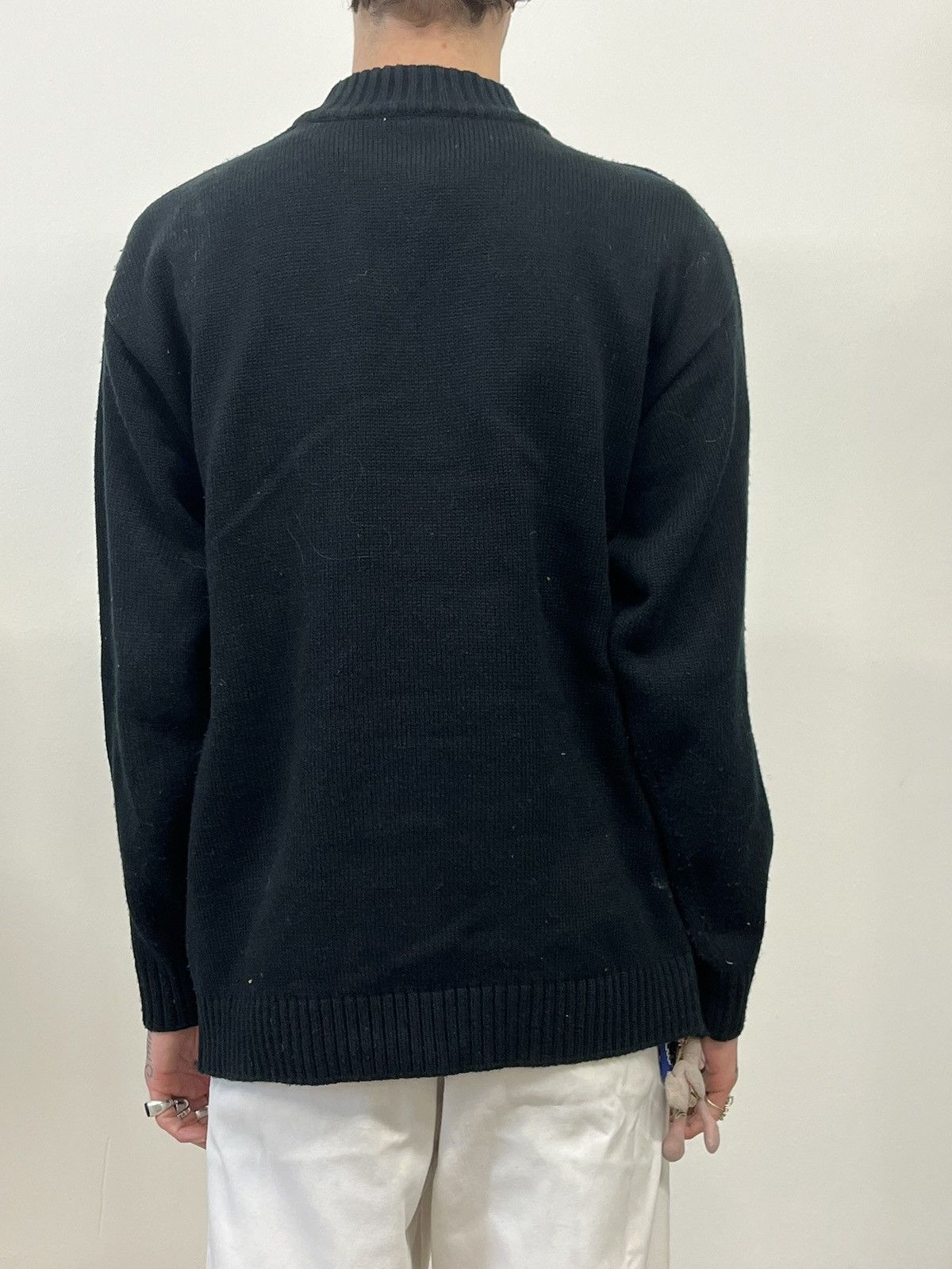 Vintage 90s DJ Sweater Size US L / EU 52-54 / 3 - 3 Thumbnail