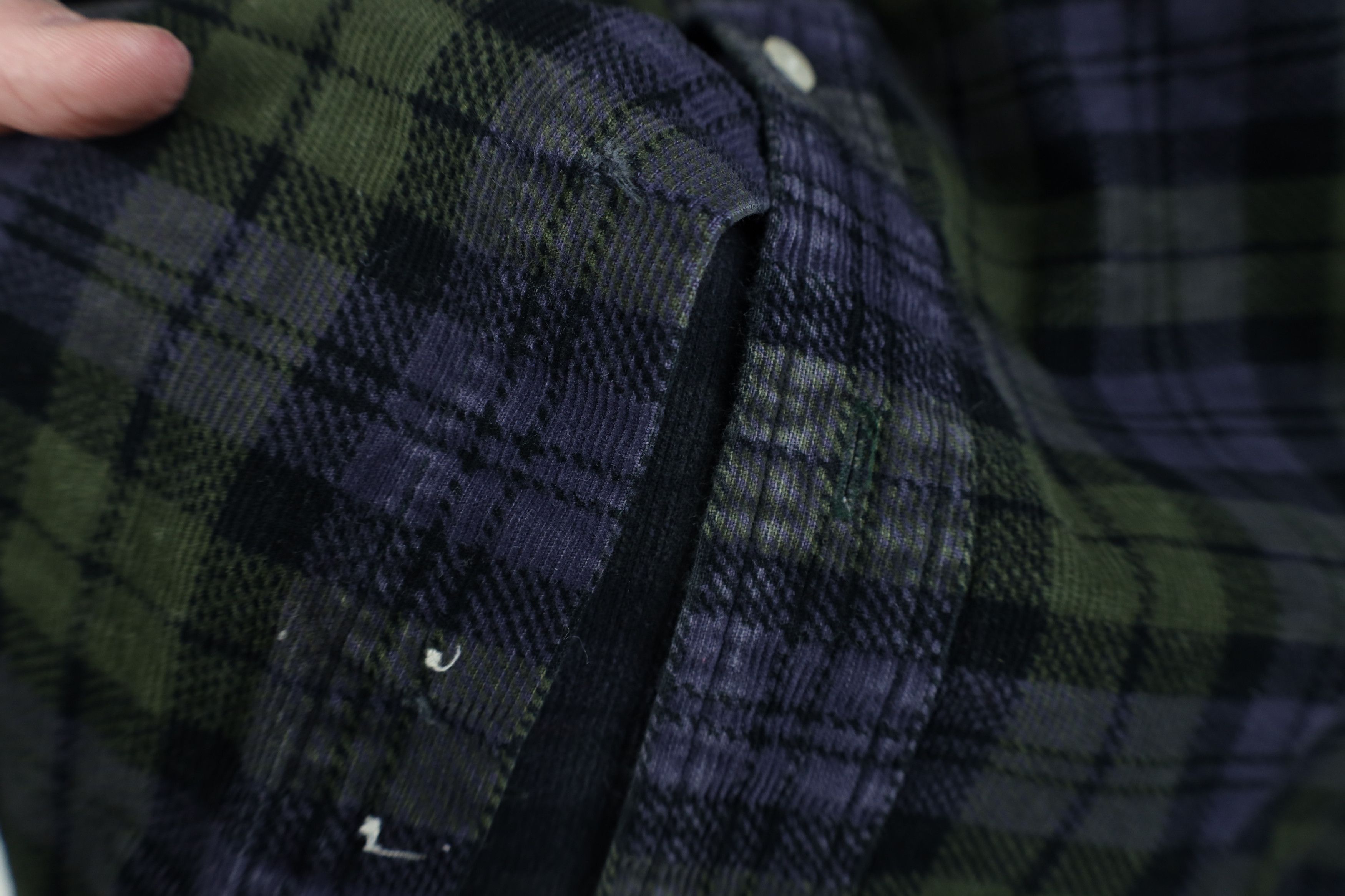 Vintage Vintage 90s Streetwear Collared Button Down Shirt Plaid Size US XL / EU 56 / 4 - 4 Thumbnail