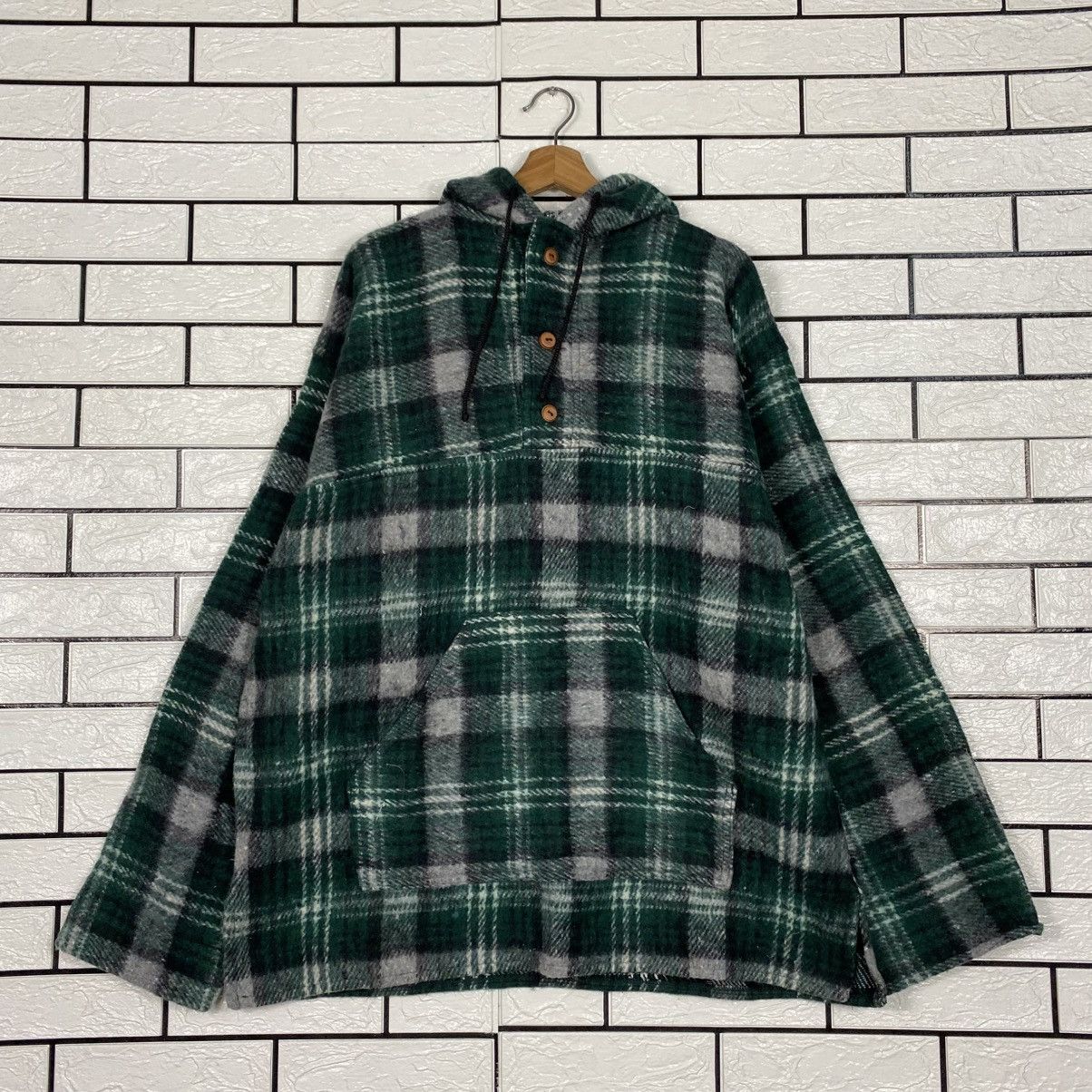 Japanese Brand Vintage Anorak Jacket Wool Tartan Unbranded Issey Miyake Size US XL / EU 56 / 4 - 13 Thumbnail