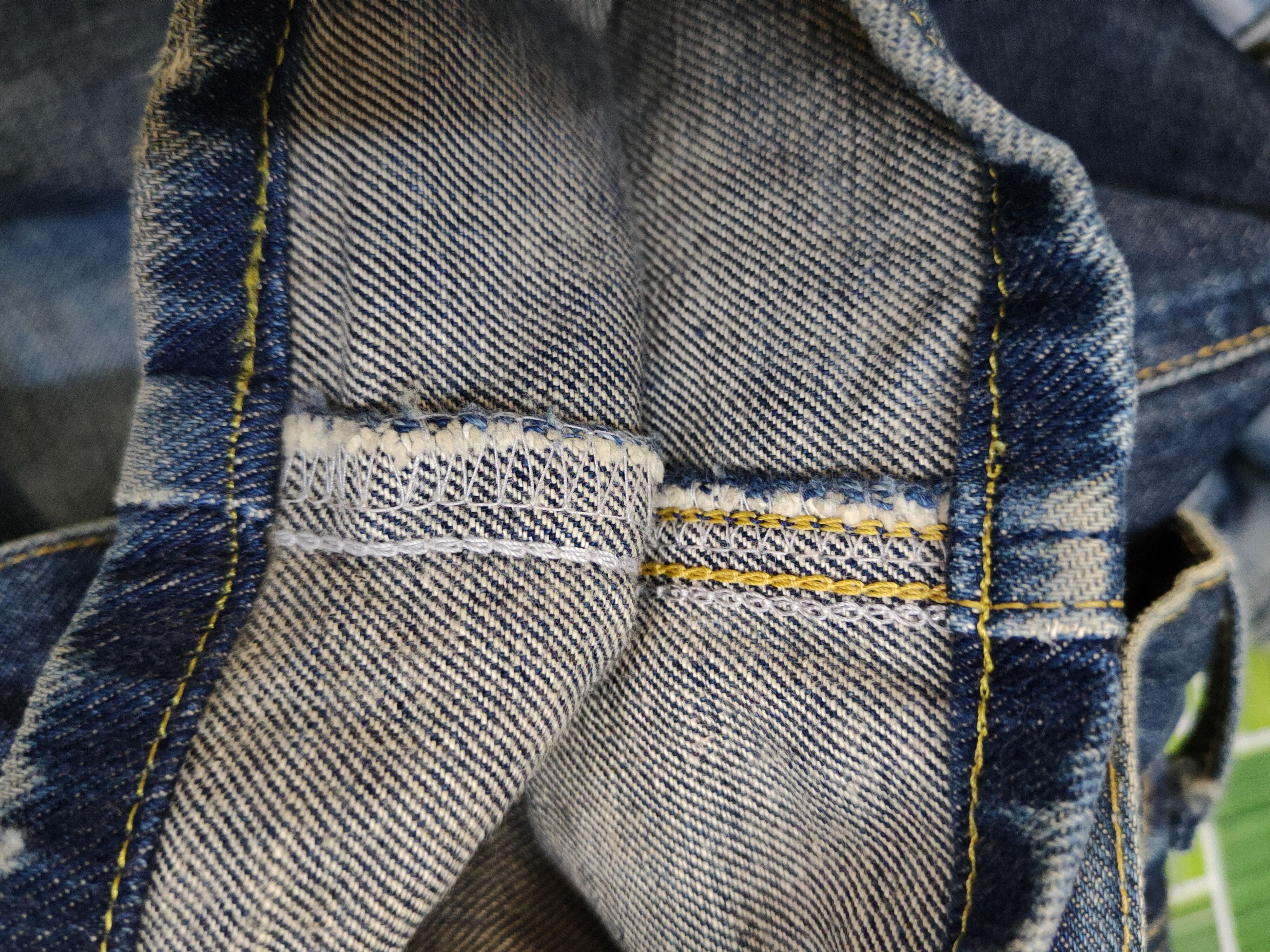 Lee × Vintage Miss Lee Dark Blue Distressed Ripped denim Jeans #W2069 Size 27" / US 4 / IT 40 - 15 Thumbnail