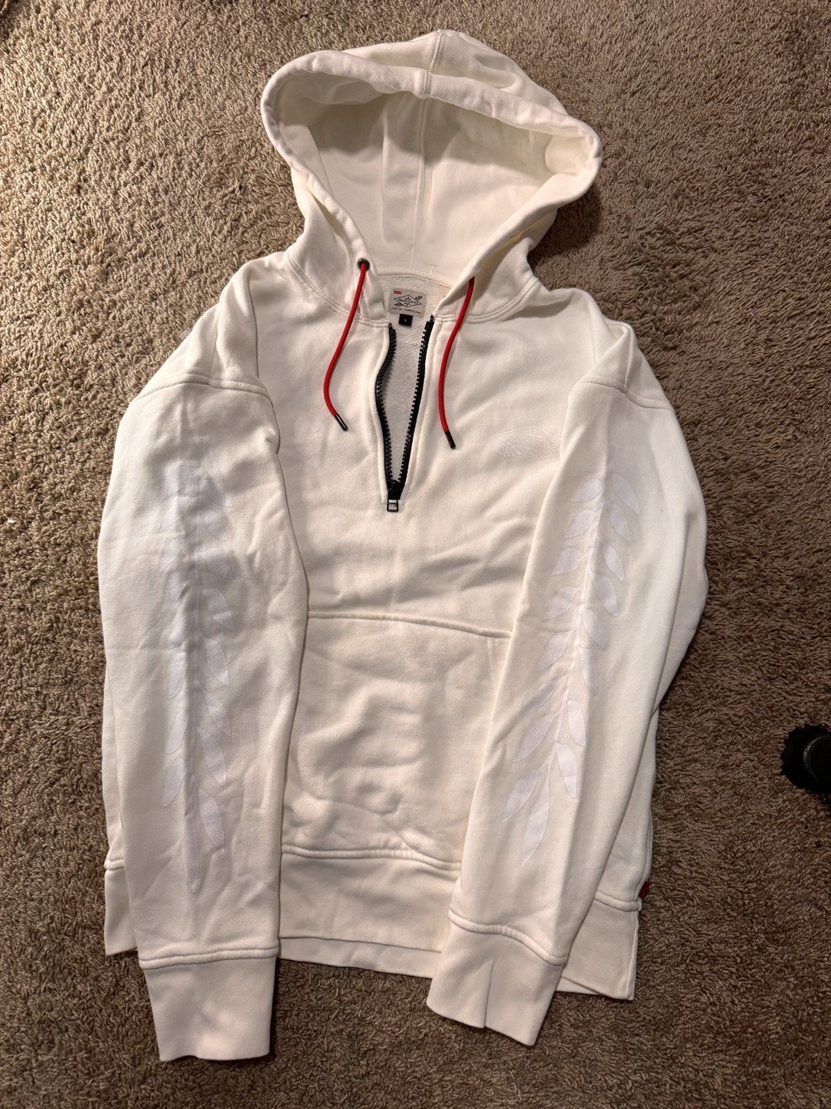 Levi's Levi’s Justin Timberlake Fresh Leaves Half Zip Hoodie Size US S / EU 44-46 / 1 - 1 Thumbnail