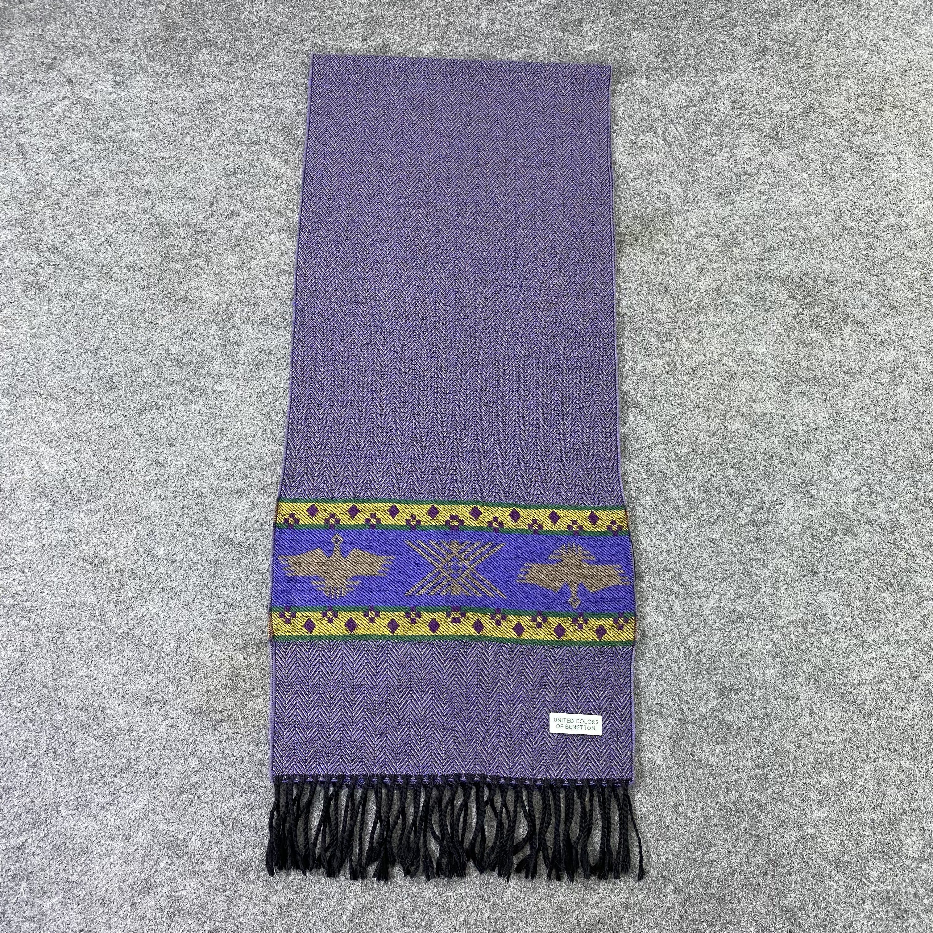 United Colors Of Benetton United Colors Of Benetton Wool Scarf/Muffler/Neckwear-T1272 Size ONE SIZE - 2 Thumbnail