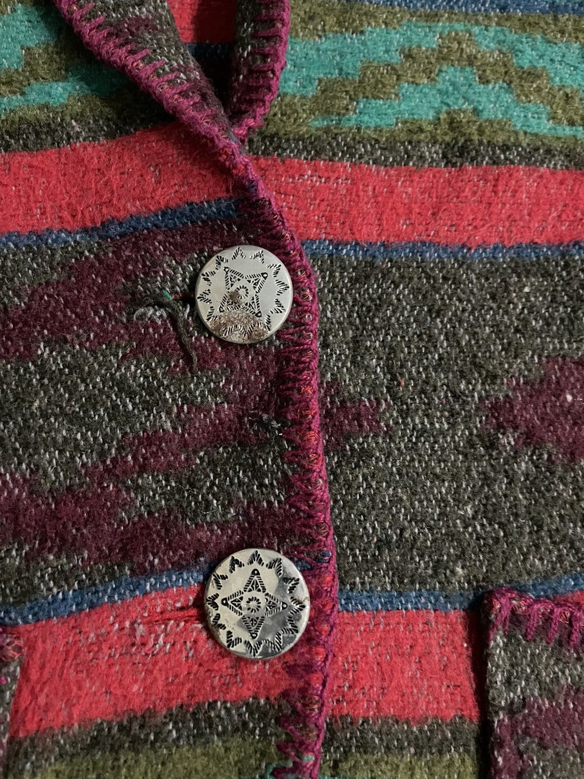 Vintage Vintage Miller Stockman Navajo Design Wool Jacket Size US L / EU 52-54 / 3 - 6 Thumbnail