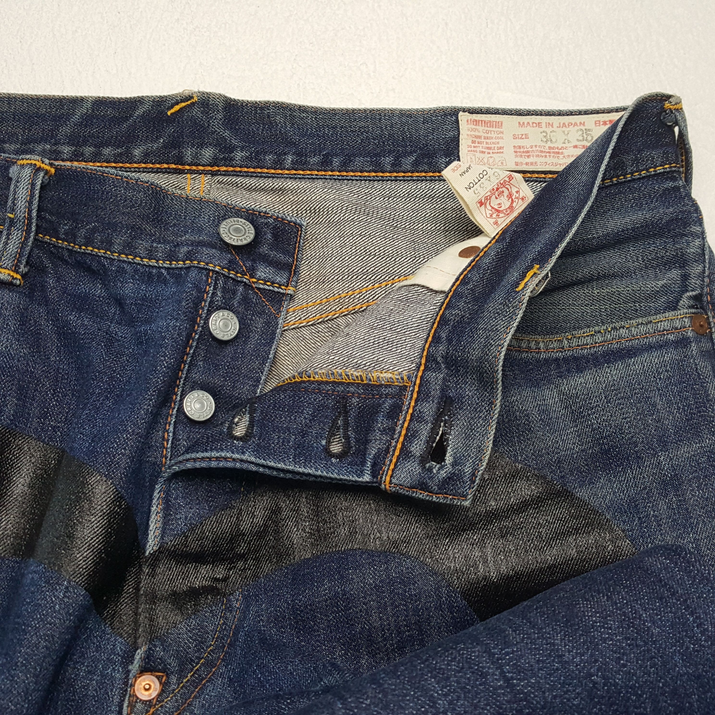 Evisu × Japanese Brand × Vintage Vintage EVISU Japanese Brand Daicock Custom Style Jeans Size US 36 / EU 52 - 13 Thumbnail