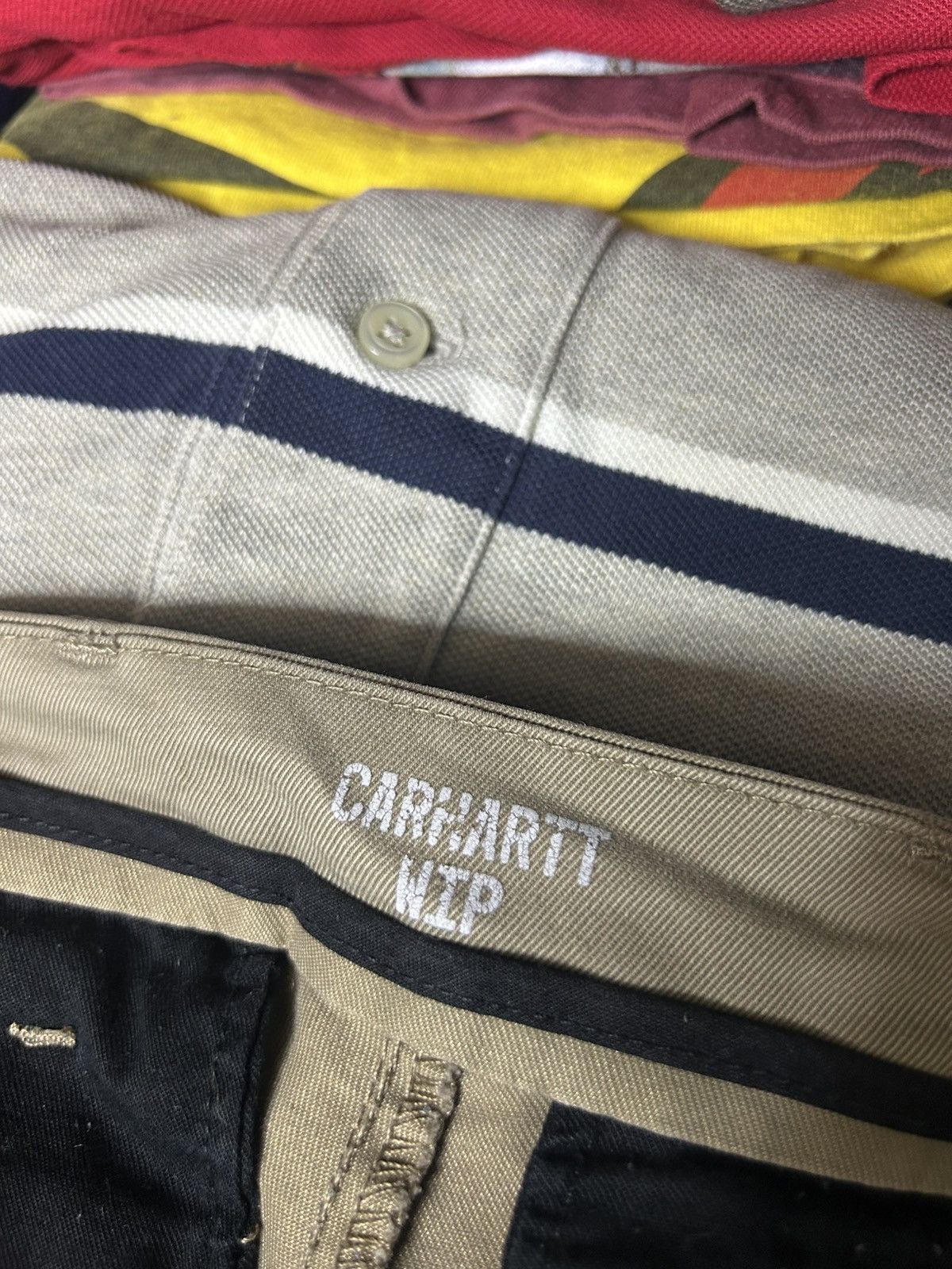Carhartt Carhartt WIP Sid Pants Khaki Work In Progress Trousers 31x34 Size US 32 / EU 48 - 3 Thumbnail