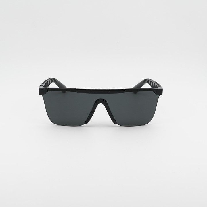 Burberry Burberry BE4480D 300187 Sunglasses Black Rectangle Frame Size ONE SIZE - 6 Thumbnail