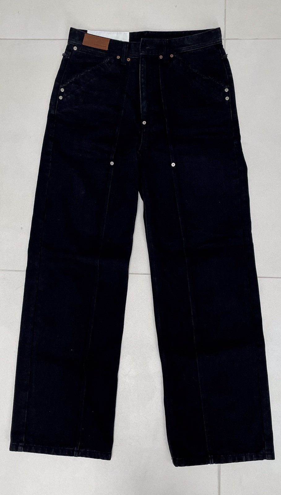 image of Andersson Bell Anderson Bell Korean Designer Denim New Small 30” Hi Waisted in Black, Men's