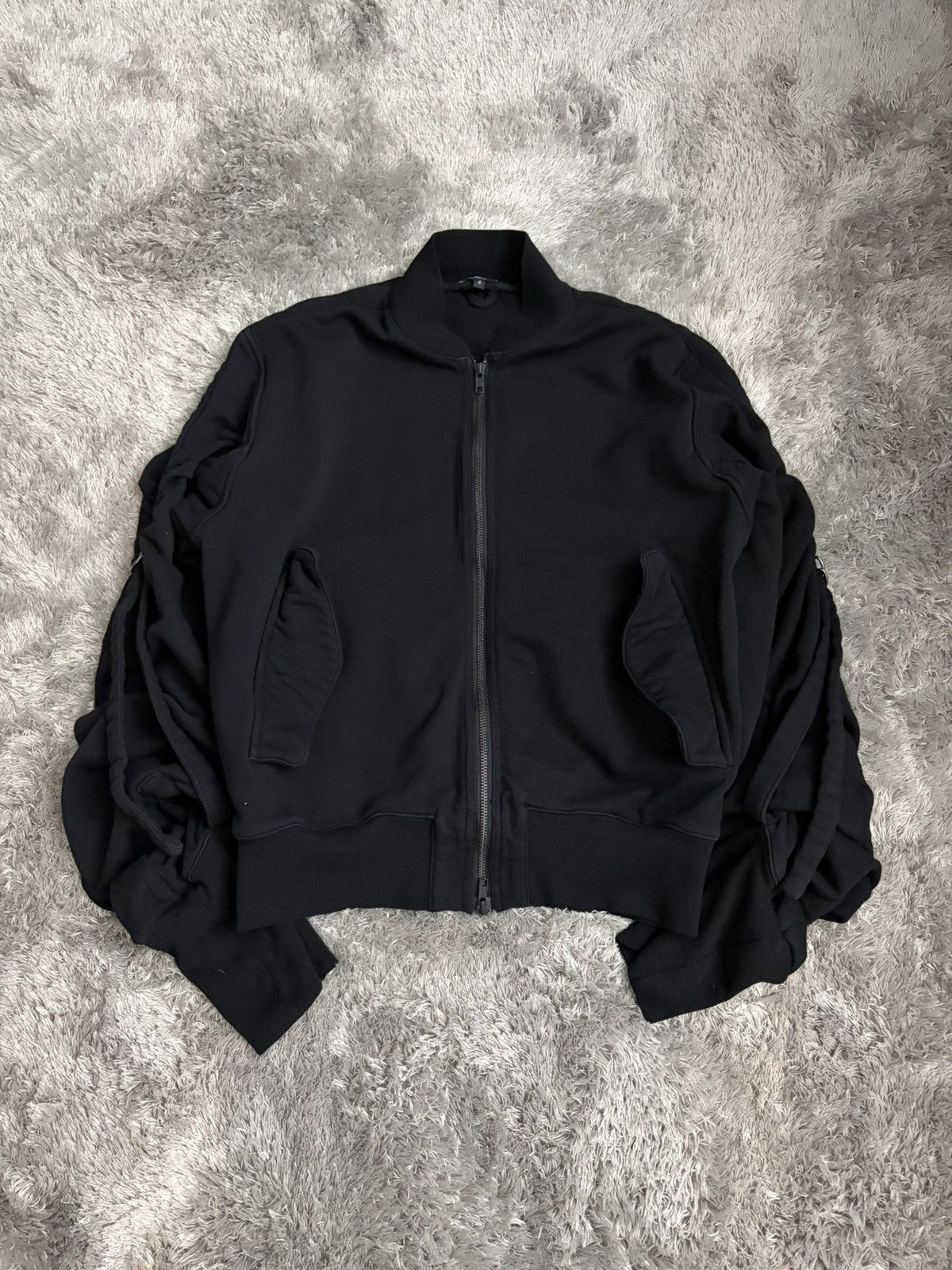 Ann Demeulemeester ANN DEMEULEMEESTER BONDAGE BOMBER Size US M / EU 48-50 / 2 - 1 Thumbnail