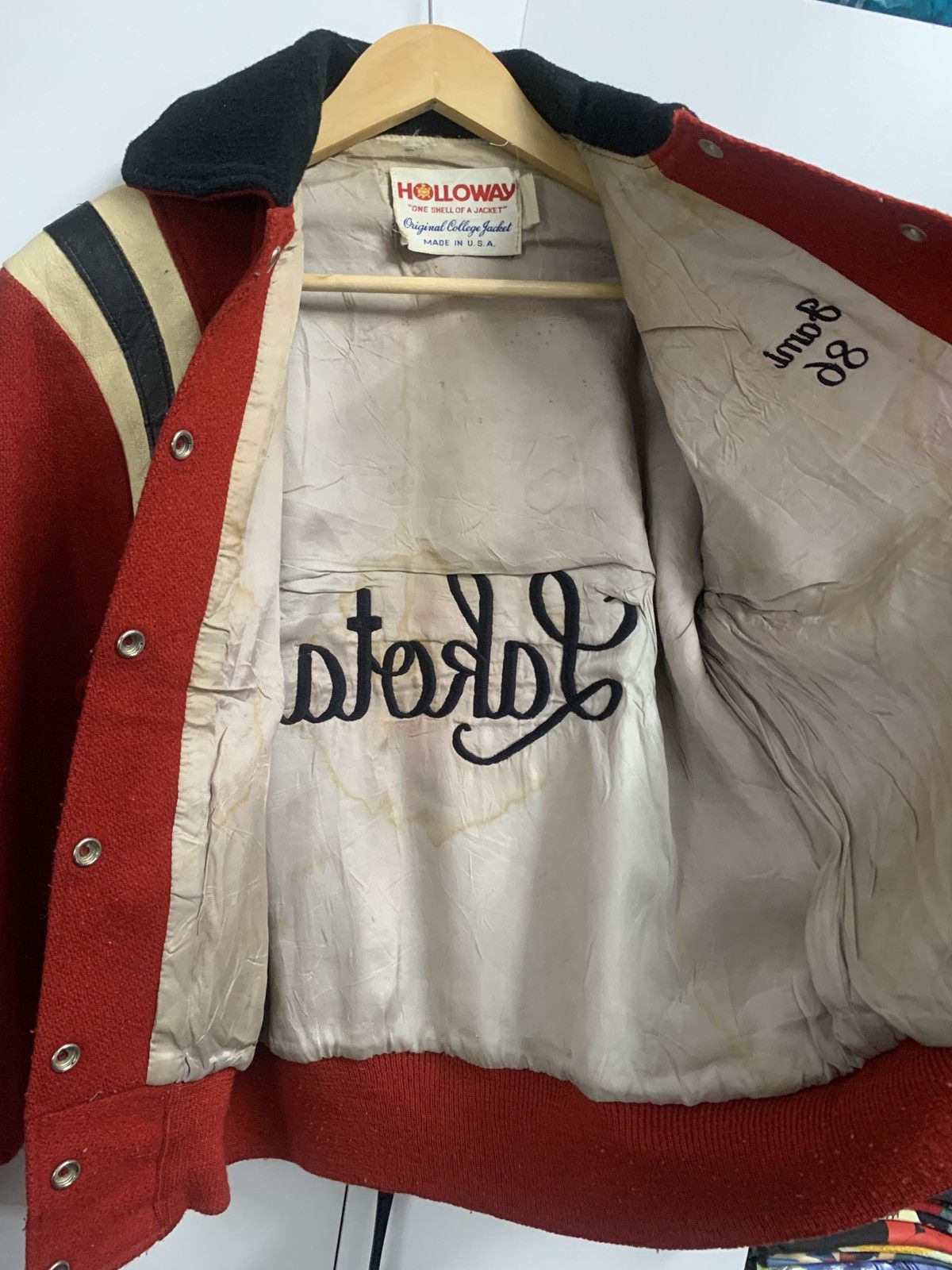 Holloway Vintage 70s-80s Letterman Varsity Jacket Size US M / EU 48-50 / 2 - 4 Thumbnail