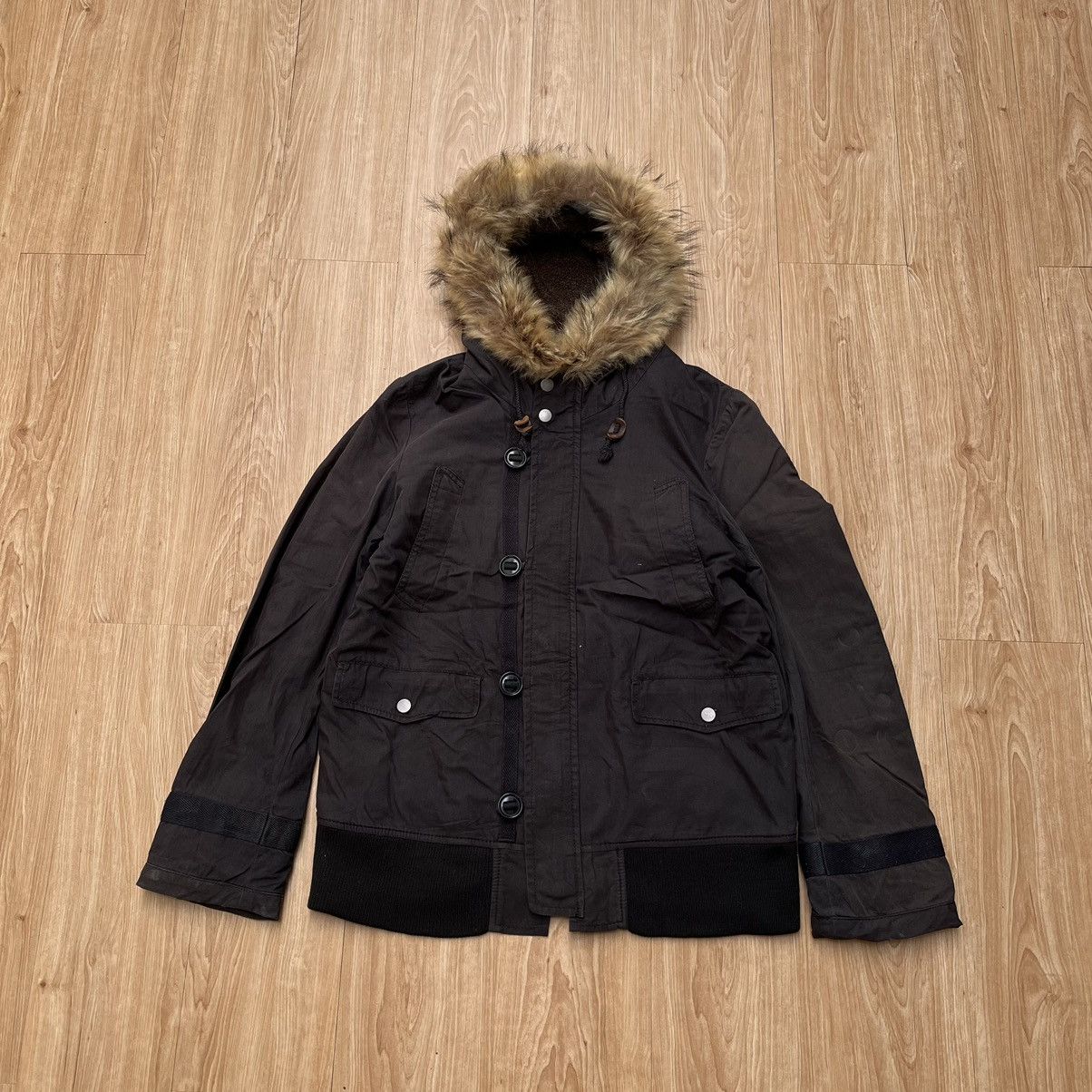 14th Addiction × If Six Was Nine × United Arrows 2000S Y2K Green Gate Japan United Arrows Jacket Fur & Faux Size M / US 6-8 / IT 42-44 - 1 Thumbnail