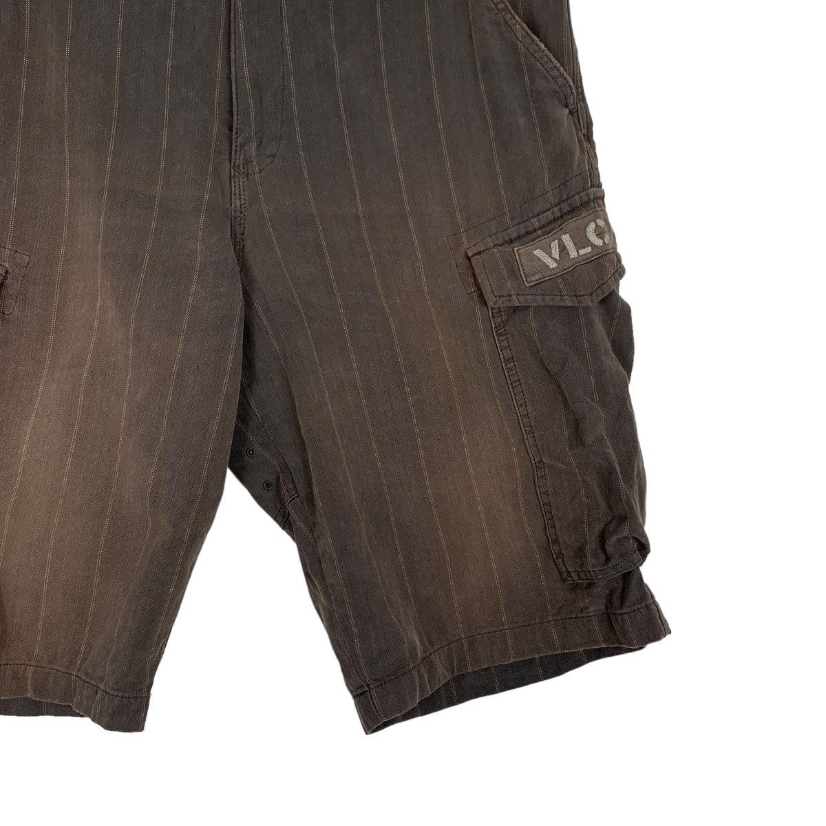 Volcom Volcom Stone Striped Sun Faded Cargo Short Pant #0982-C44 Size US 32 / EU 48 - 4 Thumbnail