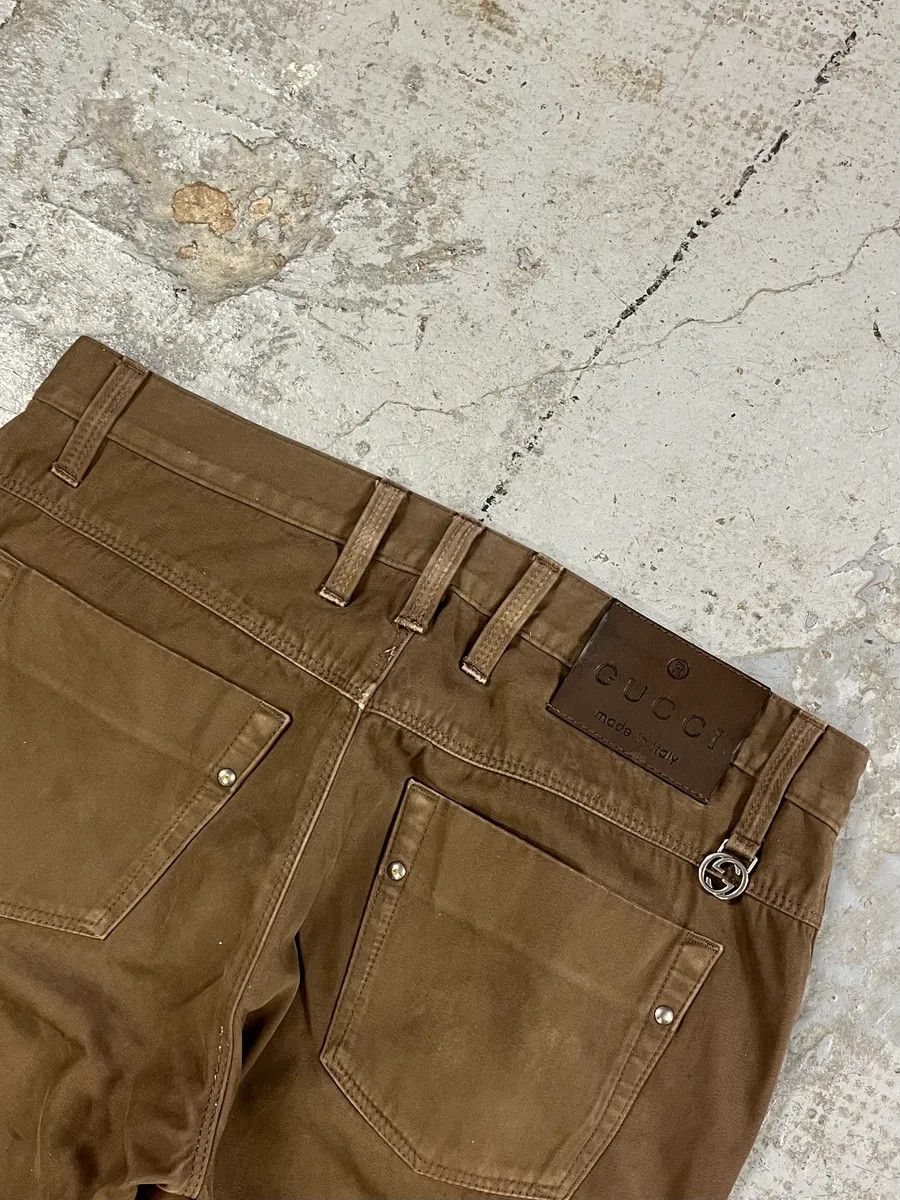 Gucci AW2009 Gucci Brown Minimalist Pants Size US 30 / EU 46 - 9 Thumbnail
