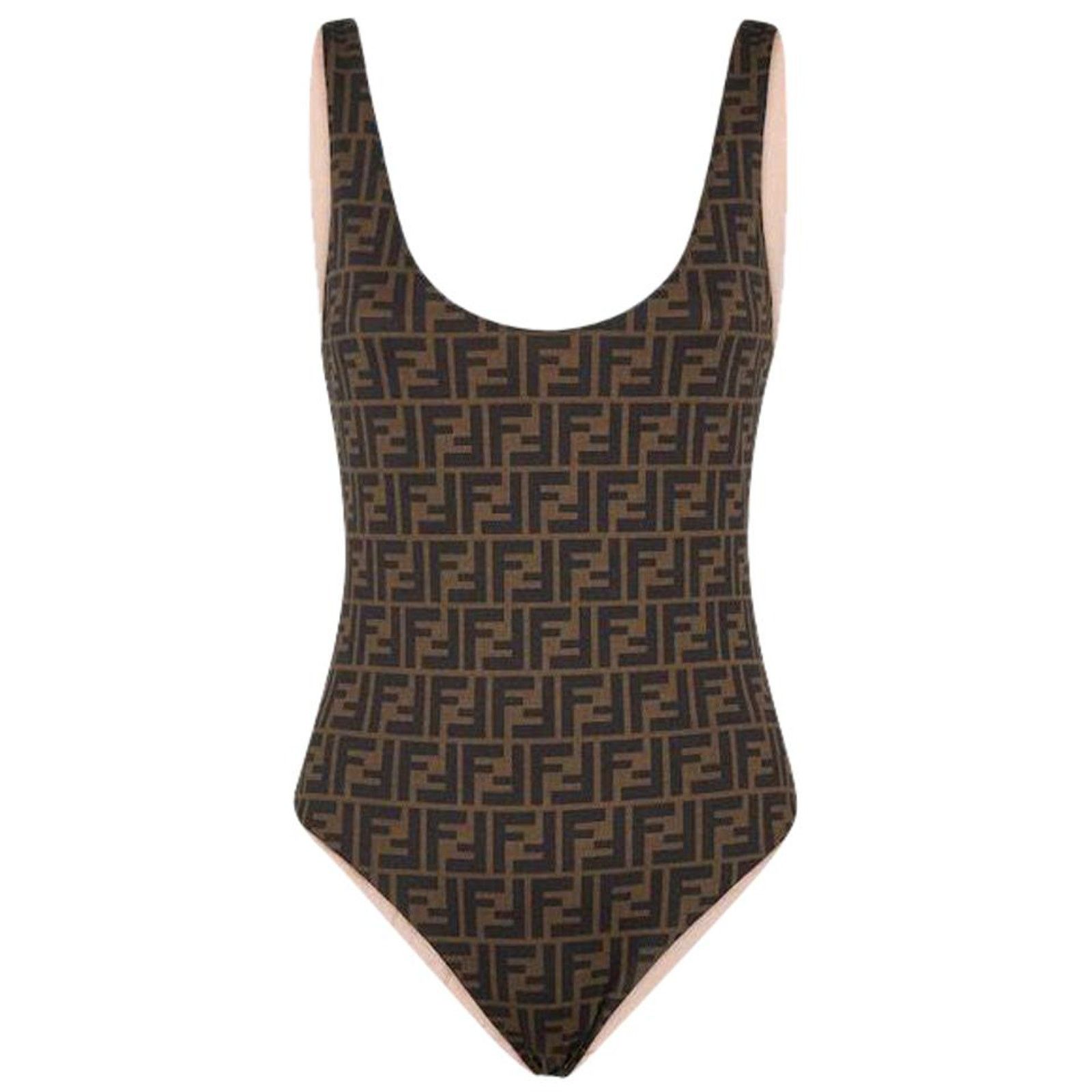 Fendi FF logo reversible swimsuit 38 Size XS / US 0-2 / IT 36-38 - 1 Thumbnail