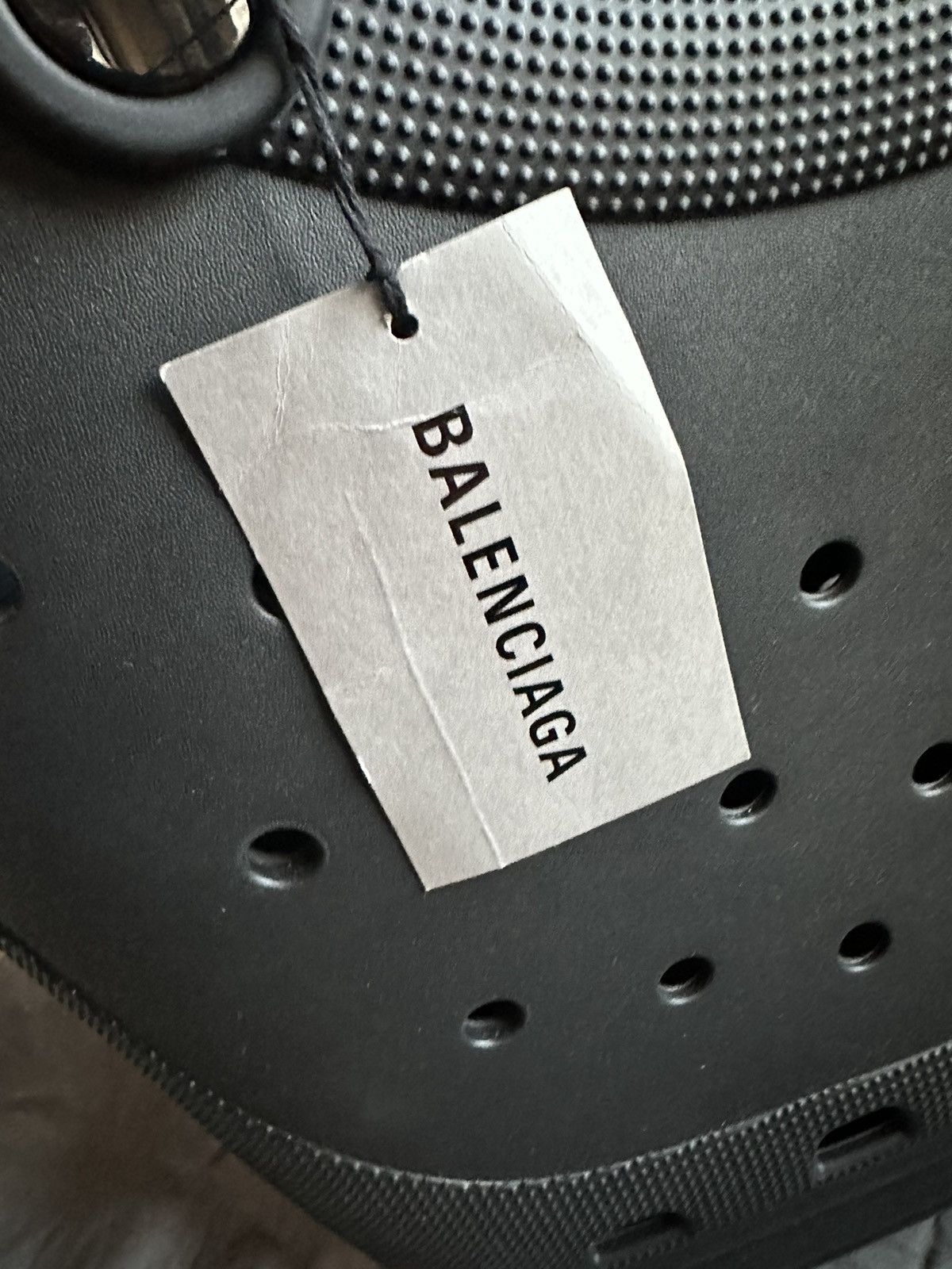 Balenciaga $1250 FW22 Balenciaga Crocs black tote bag Demna Size ONE SIZE - 21 Thumbnail