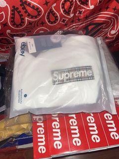 Supreme Burberry Box Logo Tee | Grailed