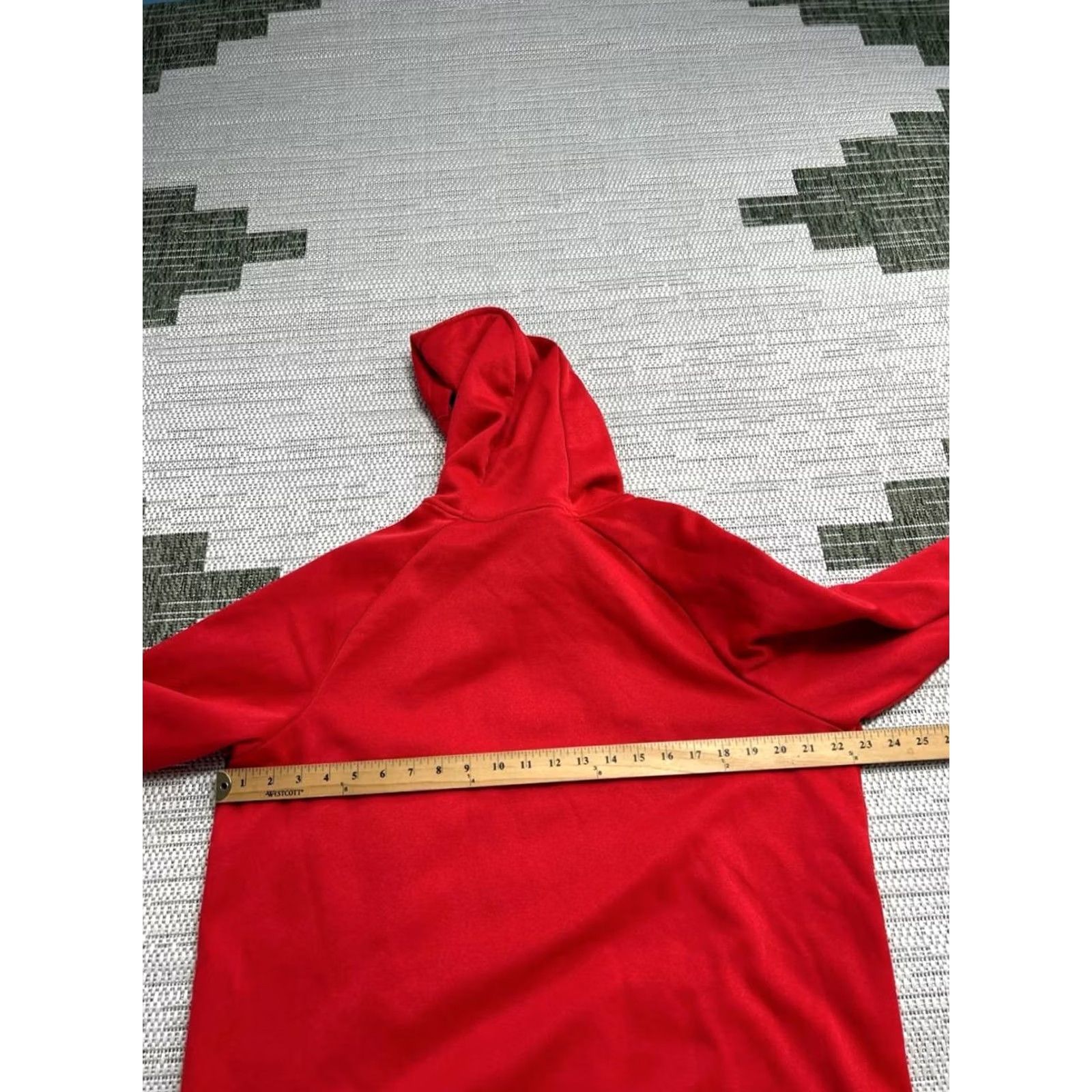 Nike Nike Hoodie Mens Large Red Dri Fit Spellout Logo Fleece Lined Raglan Sleeve Size US L / EU 52-54 / 3 - 7 Thumbnail