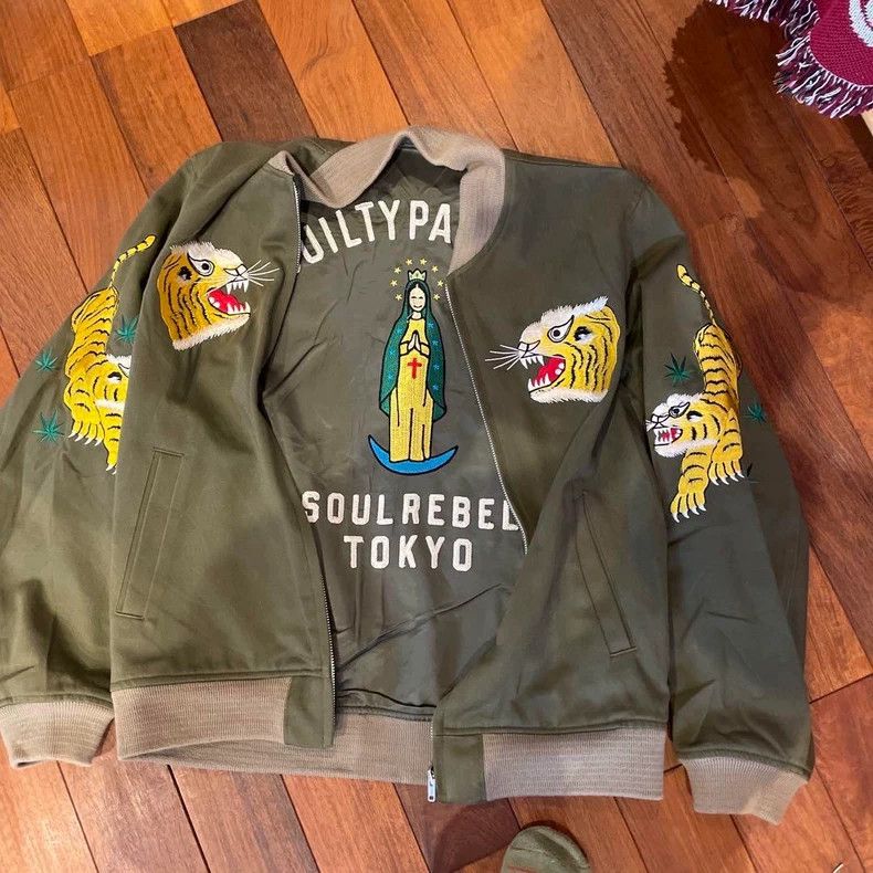 Wacko Maria wacko maria Reversible Jacket with Embroidered Madonna of t Size US M / EU 48-50 / 2 - 3 Thumbnail