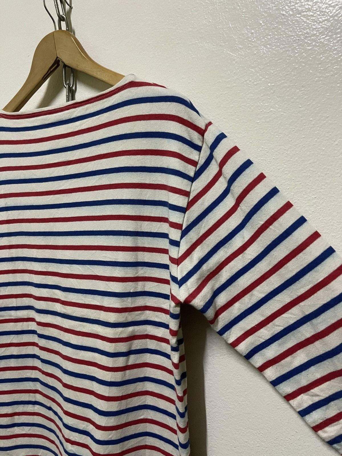 Saint James Saint James Stripe Boat Neck Long Sleeve Size US L / EU 52-54 / 3 - 10 Thumbnail
