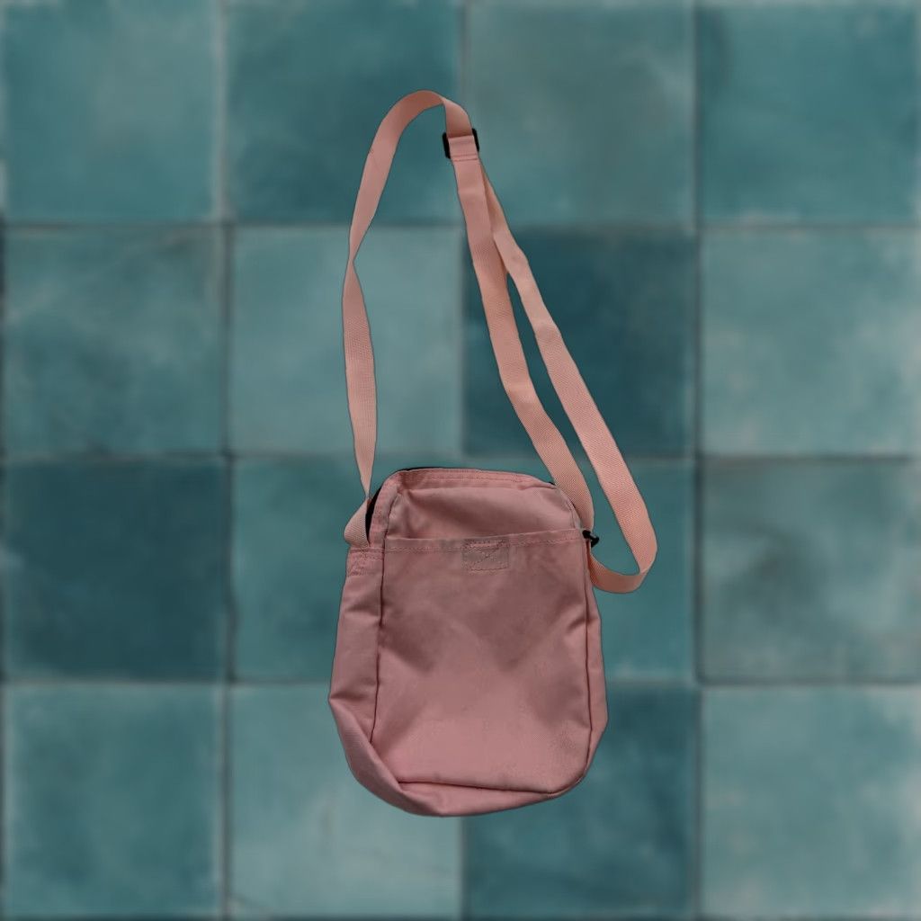 Nike Nike Crossbody Bag Small Pink Women's Zip Logo Swoosh Pockets 8in Size ONE SIZE - 1 Thumbnail