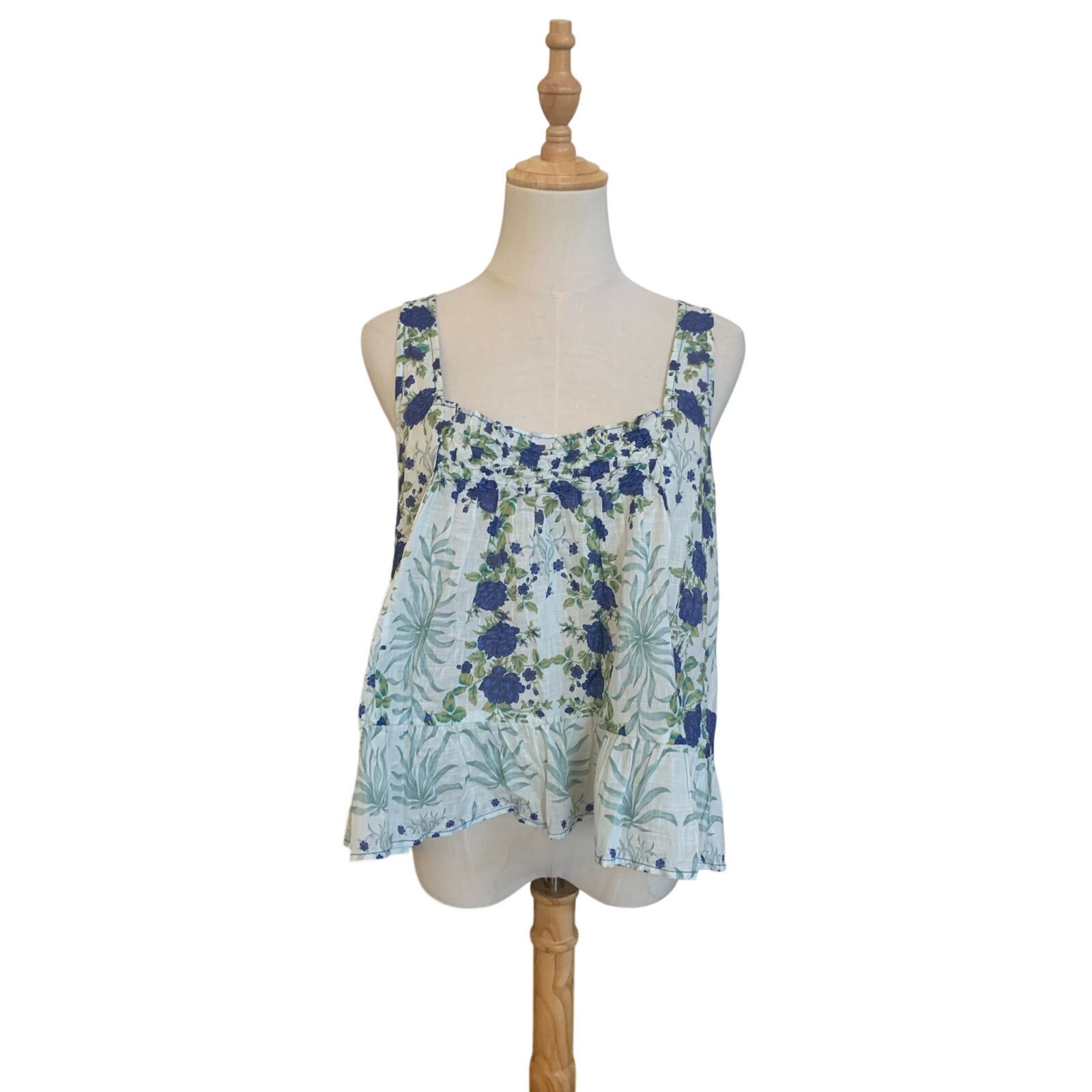 Anthropologie NWT Anthropologie Maeve Mixed Print Swing Tank Size S / US 4 / IT 40 - 4 Thumbnail