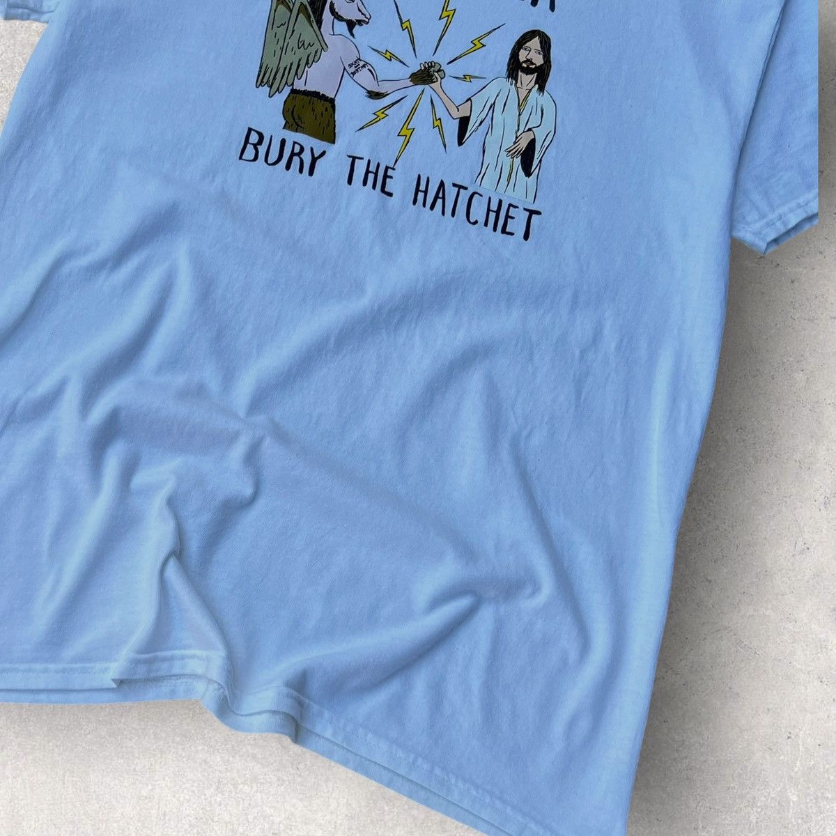 Thrasher vintage rare Thrasher X Toy Machine BTH T-Shirt skate Jesus Size US M / EU 48-50 / 2 - 4 Thumbnail