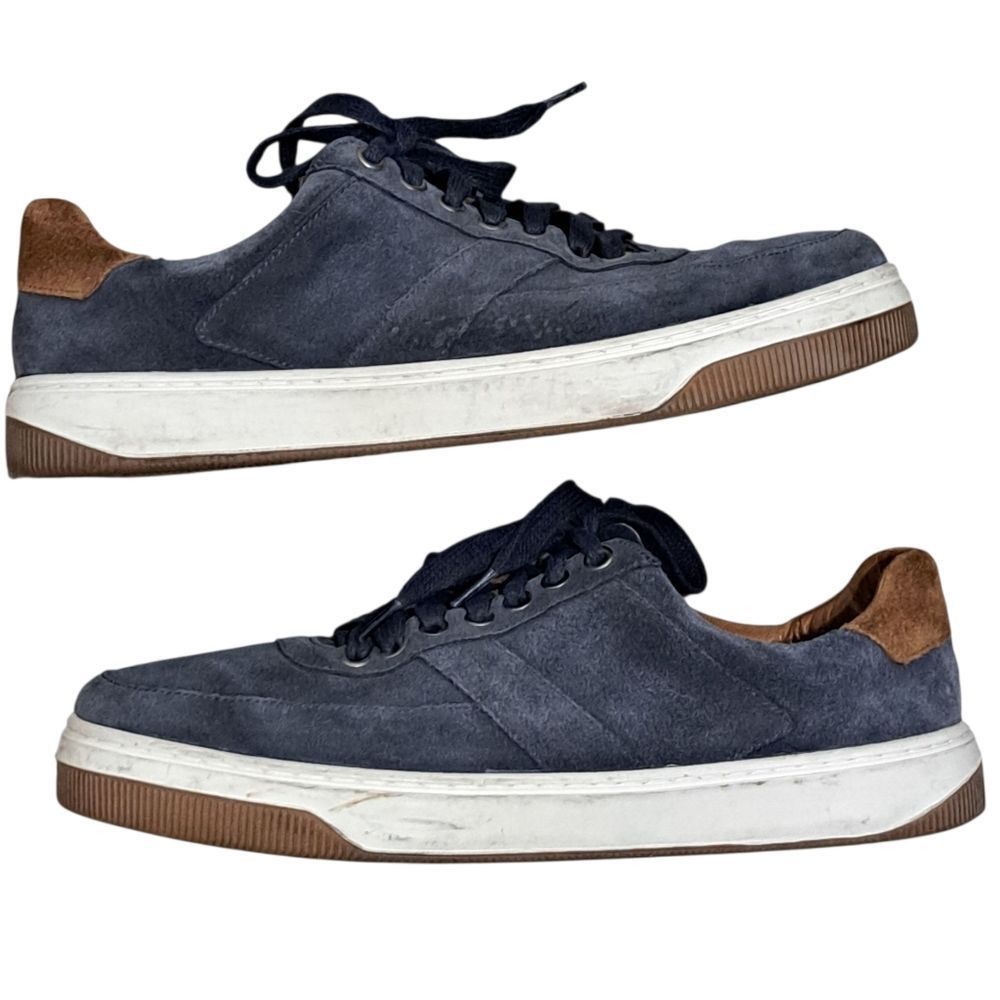 Peter Millar Peter Millar Vantage Men's Navy Suede Sneakers Lace Up Retro Size US 10 / EU 43 - 9 Thumbnail
