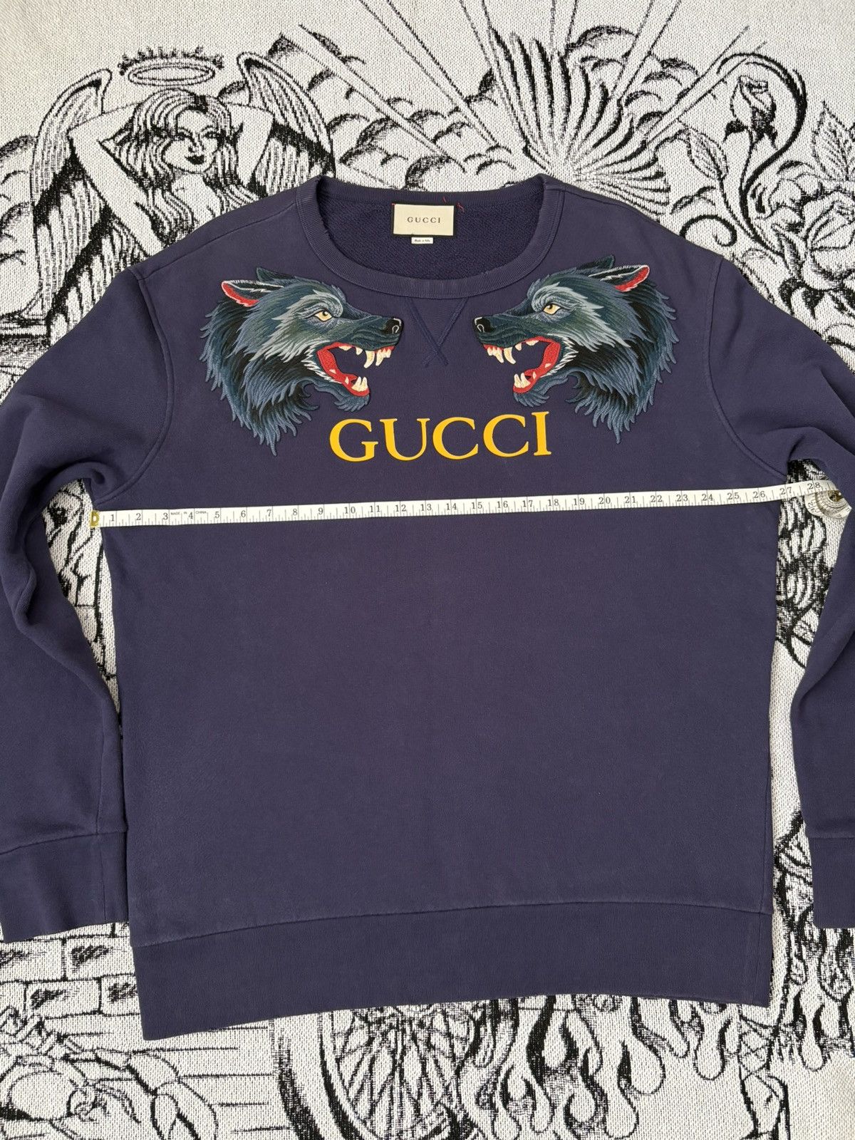 Gucci WOLF HEAD APPLIQUÉ SWEATSHIRT Size US XXL / EU 58 / 5 - 10 Thumbnail