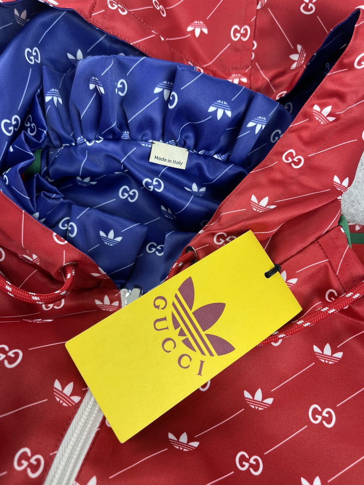 Gucci Adidas x Gucci Reversible Jacket Red/Blue Size 40 Size S / US 4 / IT 40 - 17 Thumbnail