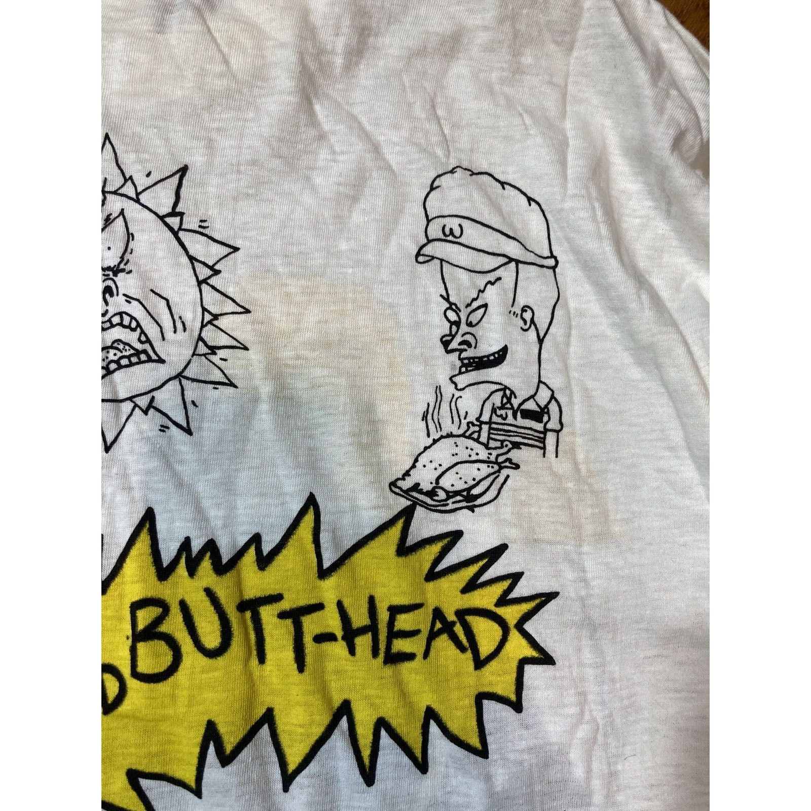 Mtv × Vintage Vintage 90s MTV Beavis and Butthead Huh Huh Huh tee Size US S / EU 44-46 / 1 - 11 Thumbnail