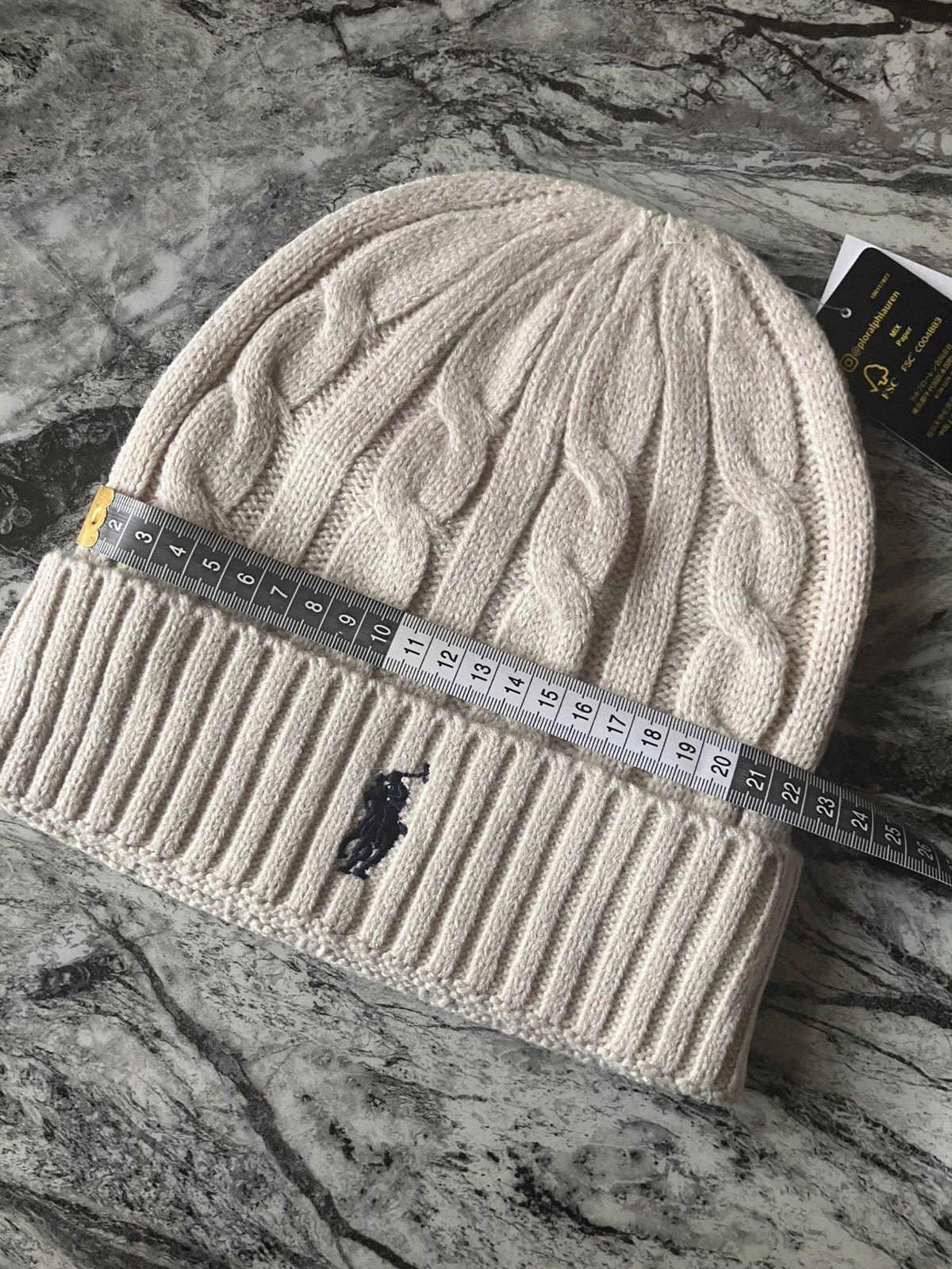 Ralph Lauren Beige Ralph Lauren beanie and scarve. Size ONE SIZE - 4 Thumbnail