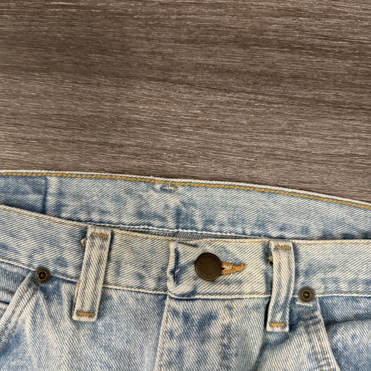 StraightFaded × Vintage × Wrangler Vintage 90s Wrangler faded wide leg jeans essential Size US 32 / EU 48 - 5 Thumbnail