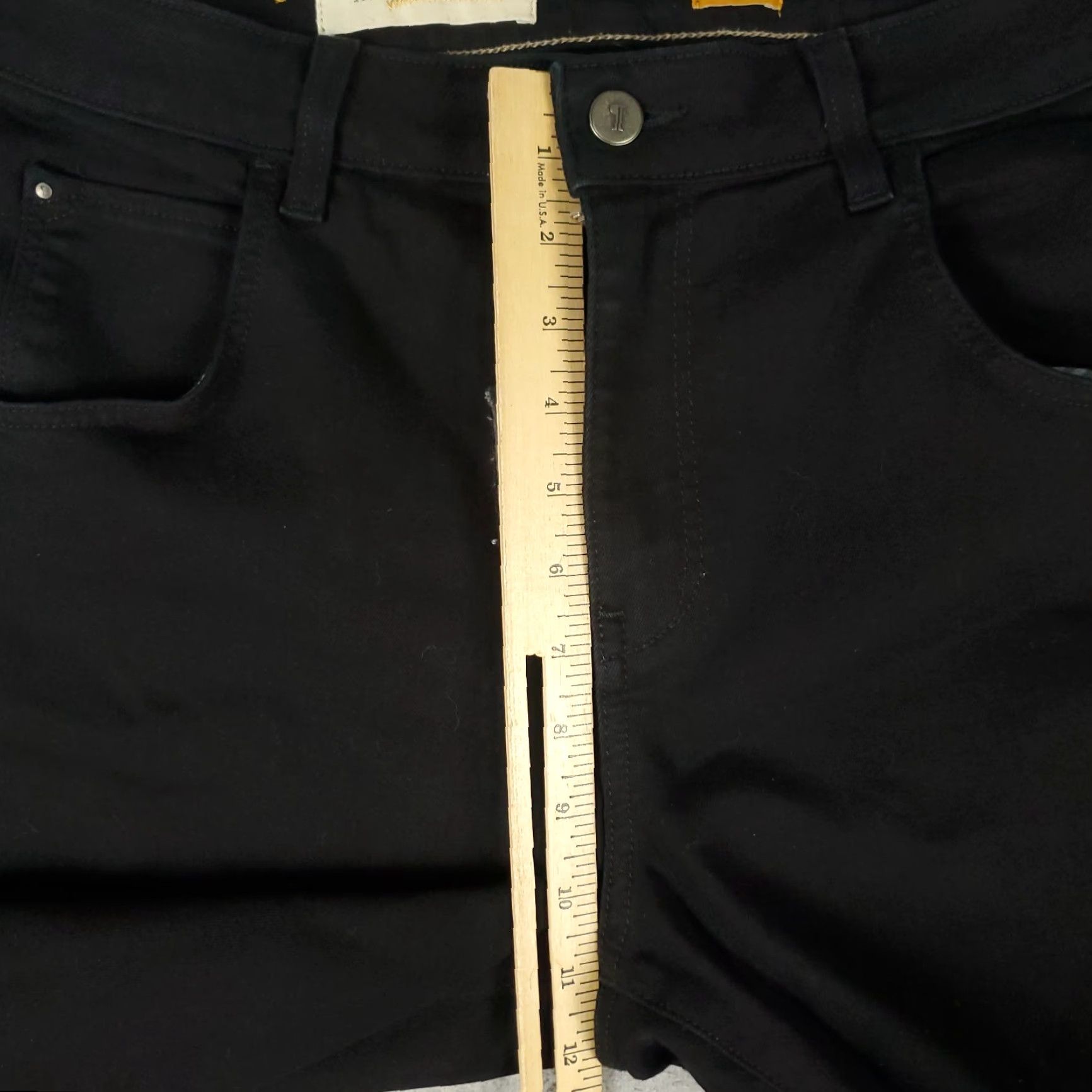 Vintage VINTAGE Pilcro Jeans Women Slim Skinny Denim Black 31x29.5 High Rise 5-Pocket Regular Womens Size 24" / US 00 / IT 34 - 4 Thumbnail