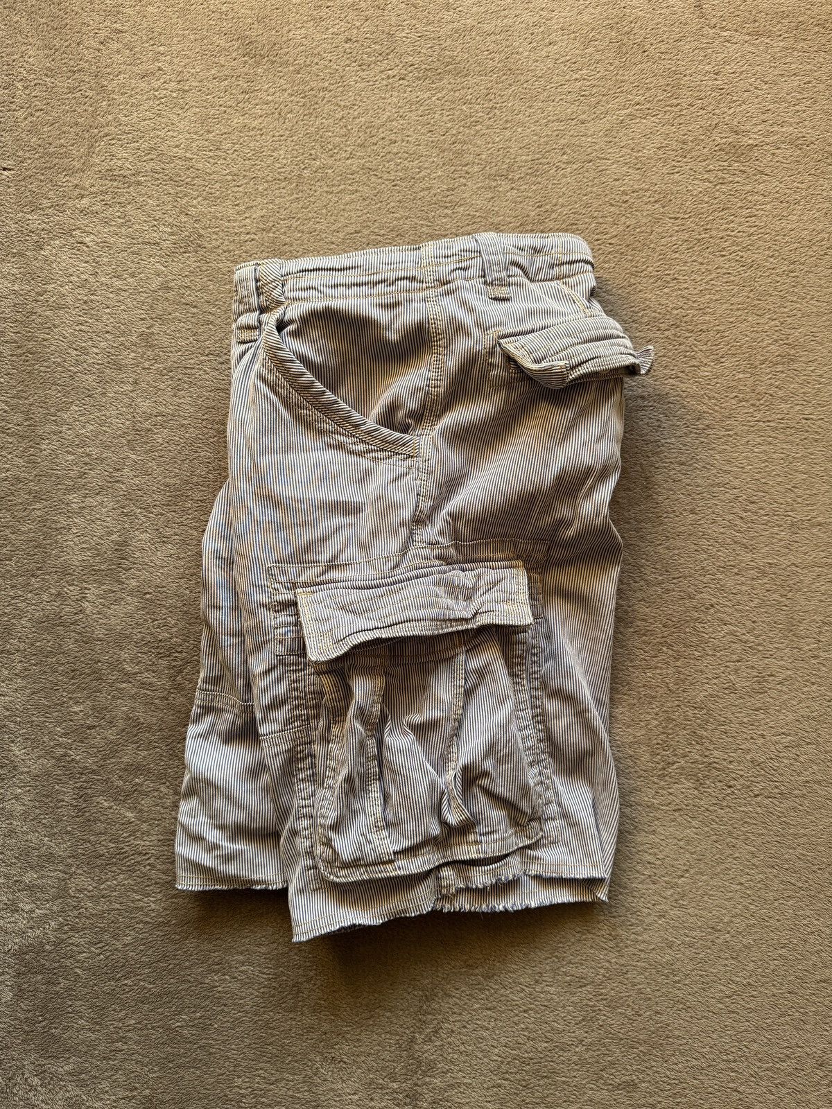 Denim & Supply Ralph Lauren × Polo Ralph Lauren × Vintage Vintage Polo Jeans Co Baggy Fit Cargo Shorts 90s Y2K Size US 30 / EU 46 - 2 Thumbnail