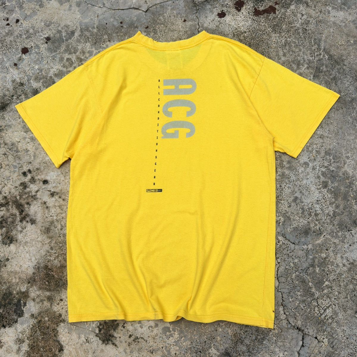 90s NIKE ACG quit your job プリントT L 初期ACG Vintage 90s Nike ACG Quit Your Job Nice Graphic Design Tee