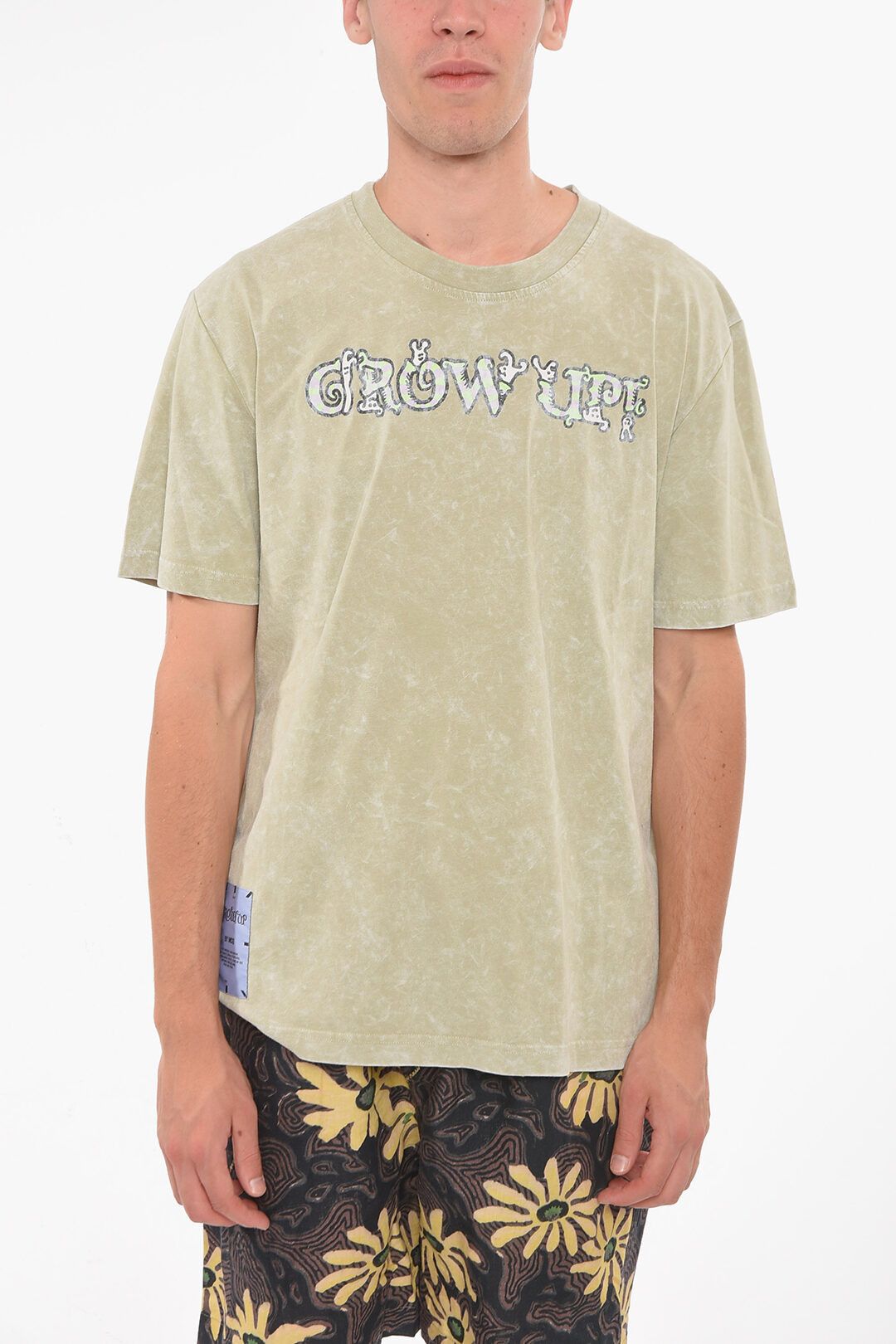 image of Alexander Mcqueen Og1Mm1223 Crew Neck T Shirt In White, Men's (Size XS)