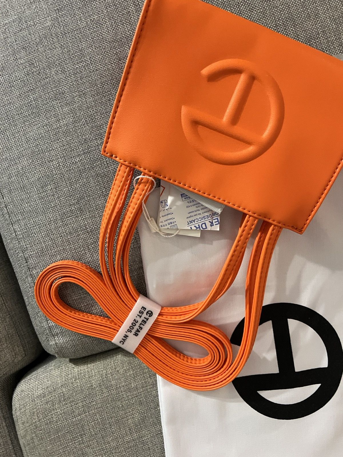 Telfar Telfar Shopping Bag Orange Size ONE SIZE - 2 Thumbnail