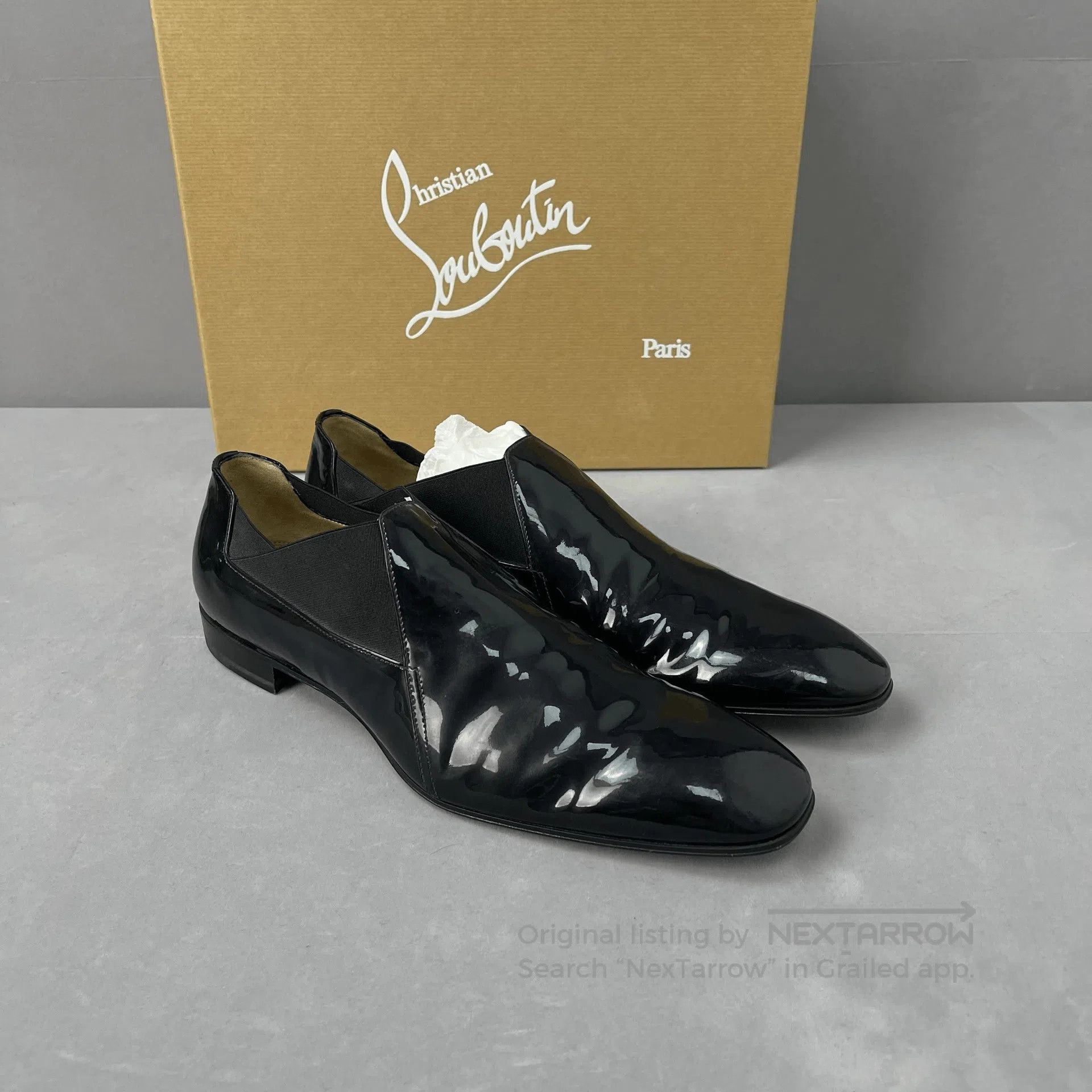 Christian Louboutin Christian Louboutin Red Sole Chelsea Boots. Size US 11 / EU 44 - 3 Thumbnail