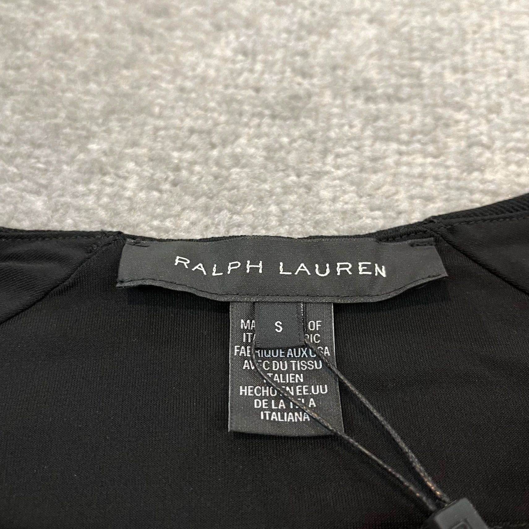 Ralph Lauren RALPH LAUREN Black Label Jacket Womens Small Black Full Zip Viscose Classic Casual Size S / US 4 / IT 40 - 3 Thumbnail