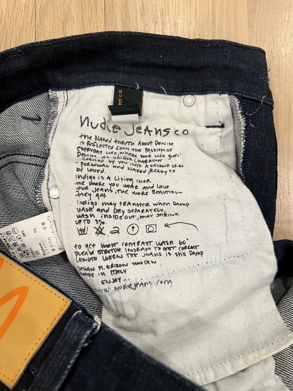 Nudie Jeans Nudie Jeans – Thin Finn – Ultra Indigo Coated Size US 30 / EU 46 - 10 Thumbnail